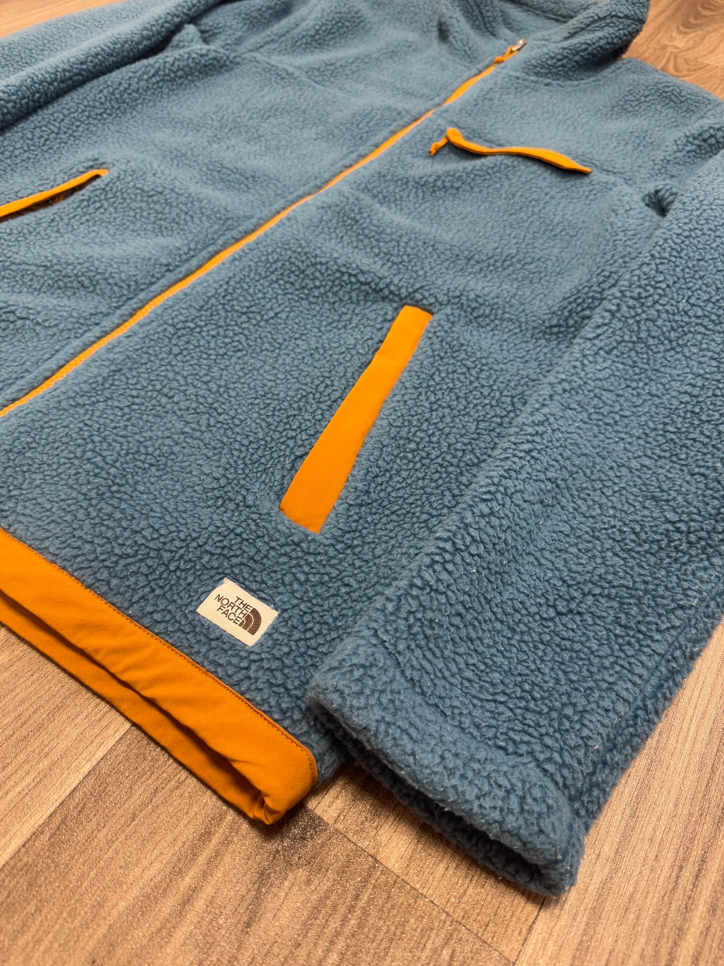The North Face Blue And Orange Fleece