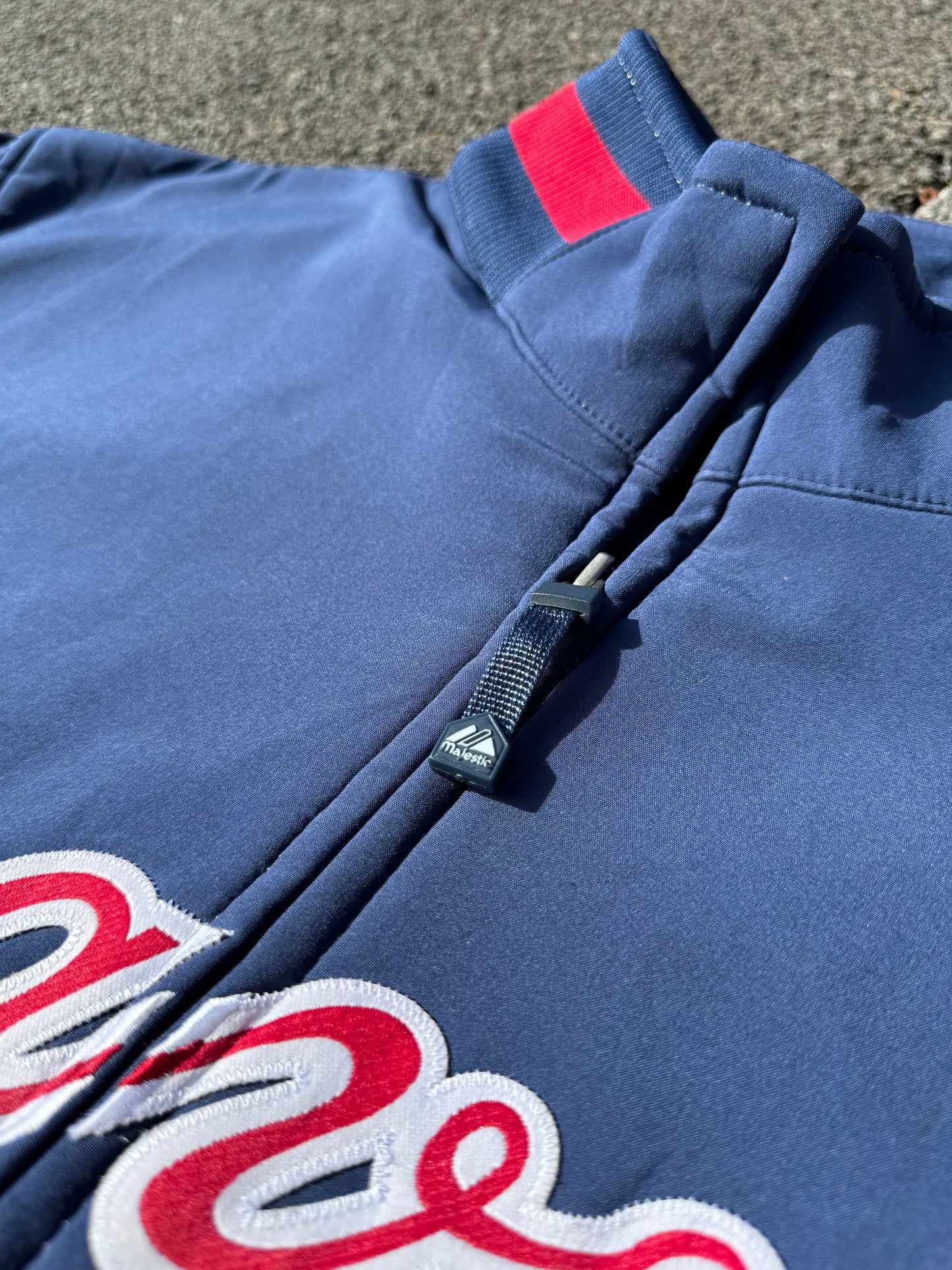Atlanta Braves MLB Navy Softshell Fleece
