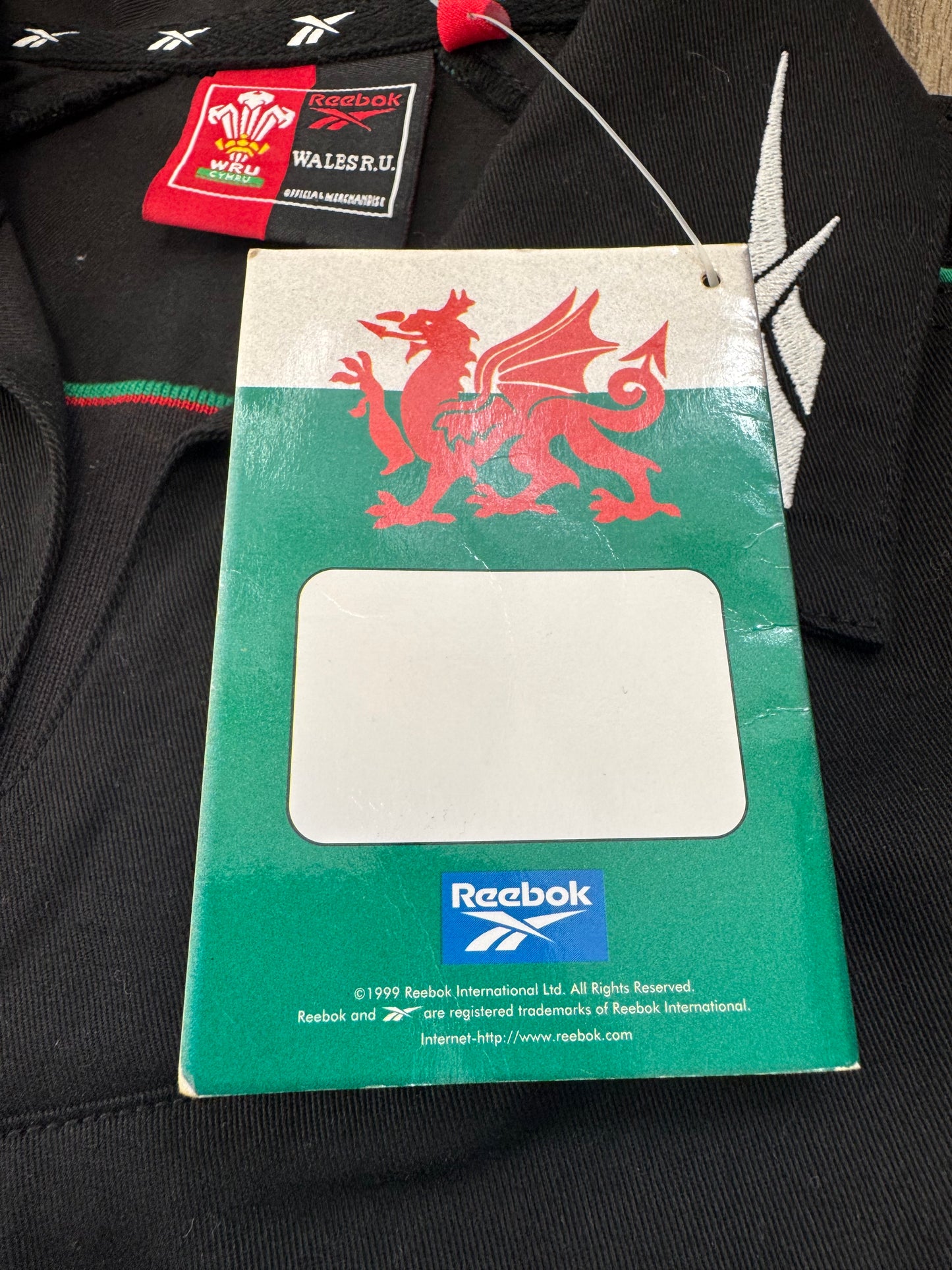 1999 Wales Rugby Reebok Longsleeve Shirt