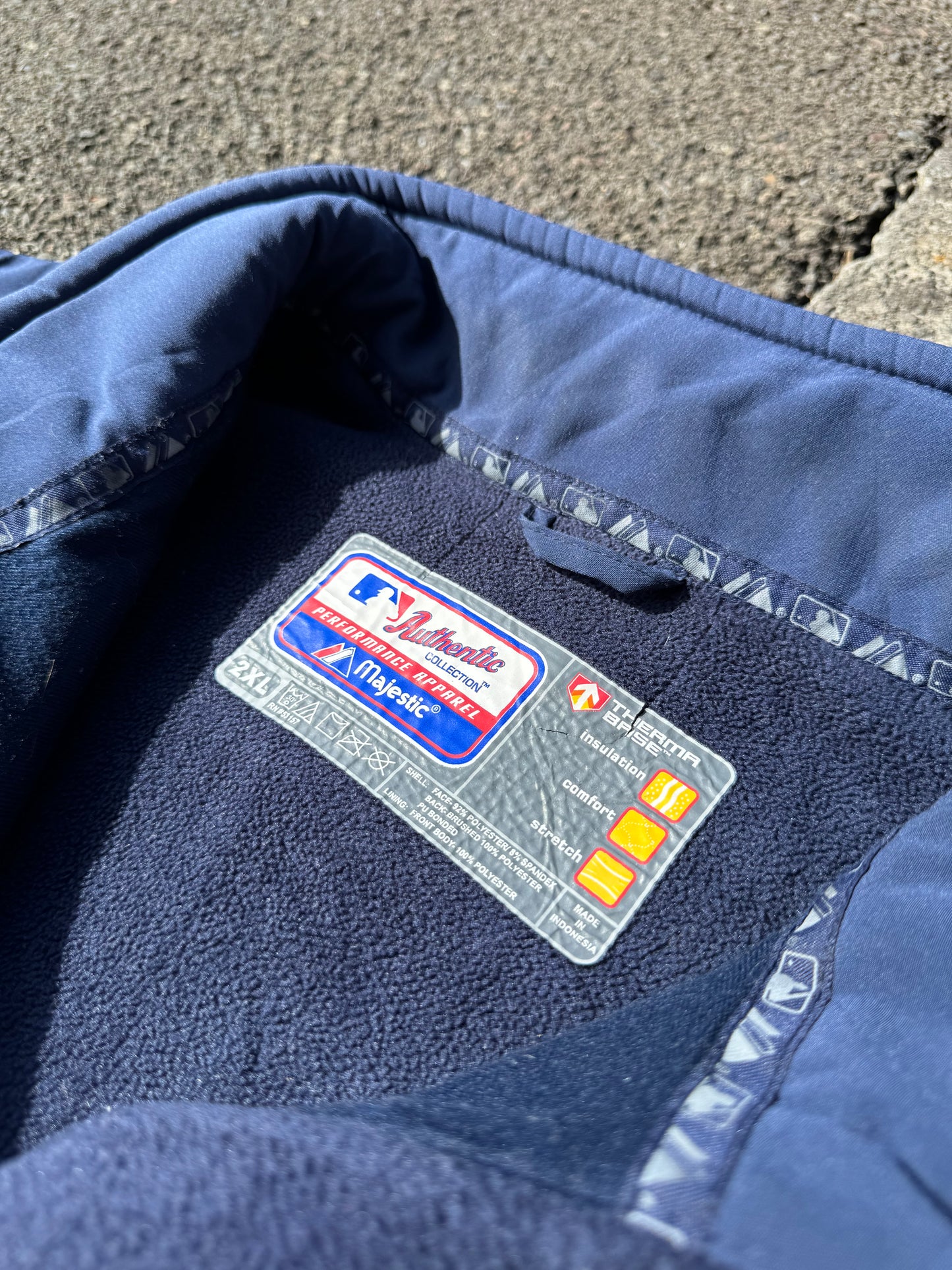 Atlanta Braves MLB Navy Softshell Fleece