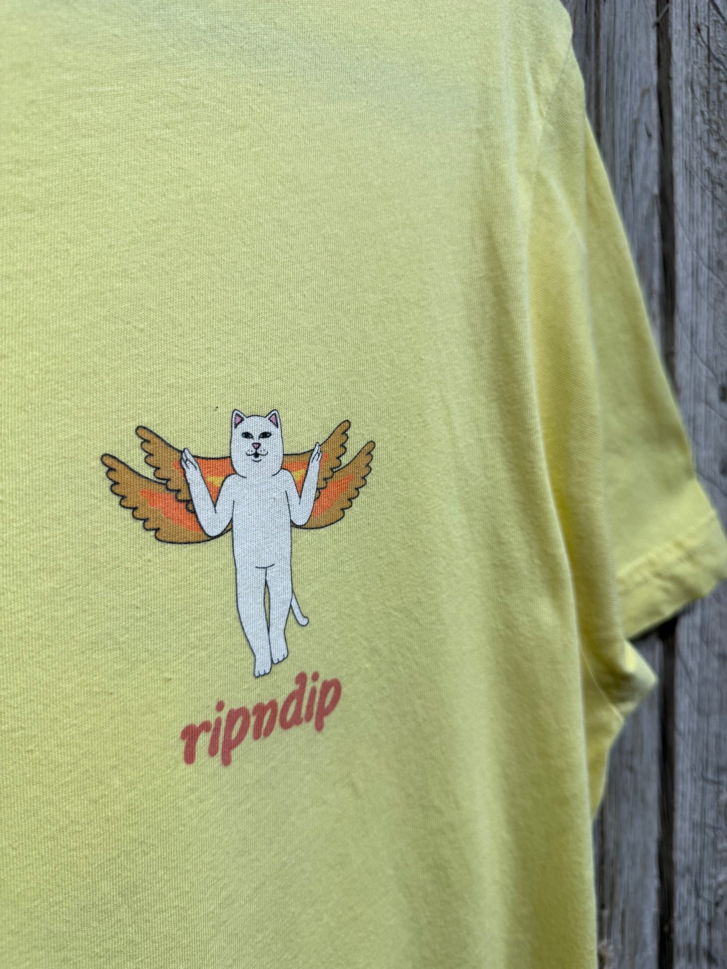 Yellow Rip N Dip Graphic Tee