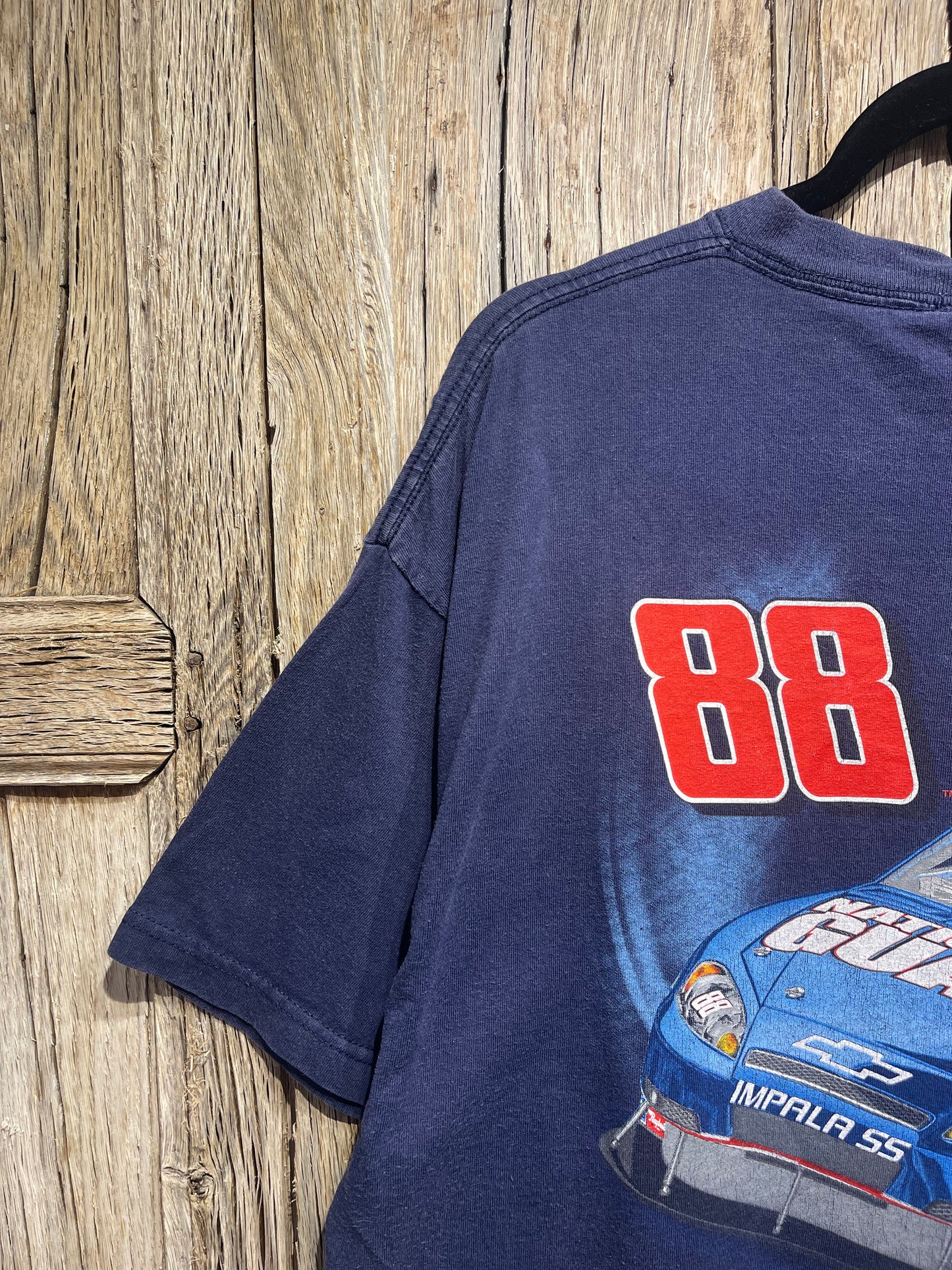 Vintage Blue National Guard Racing Graphic Tee