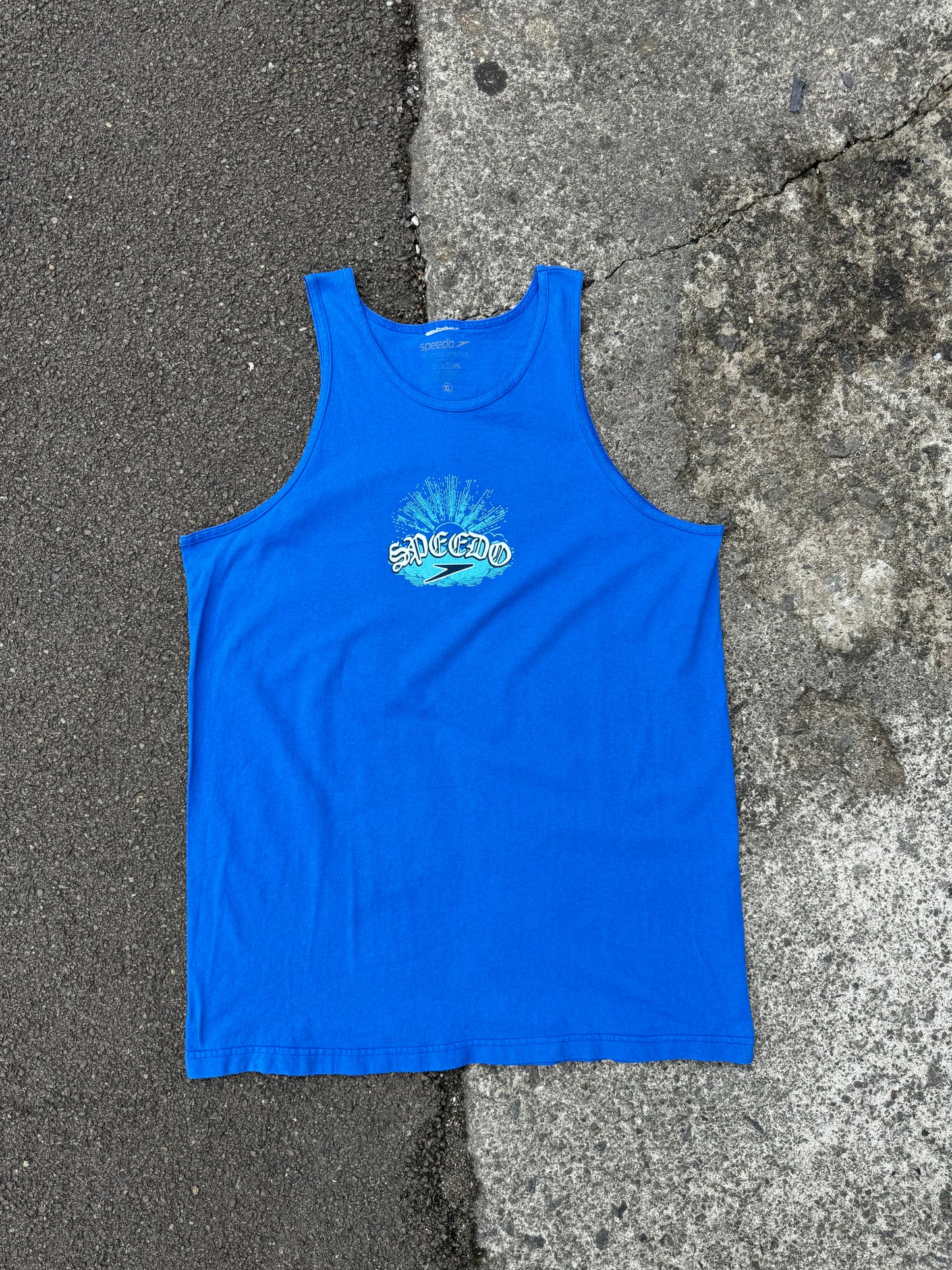 Vintage Blue Speedo Surf Vest