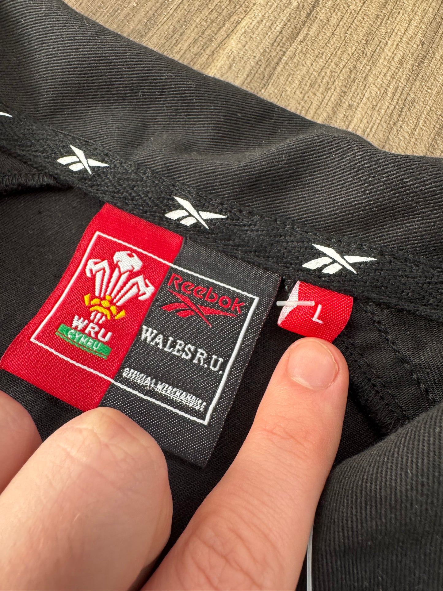 1999 Wales Rugby Reebok Longsleeve Shirt