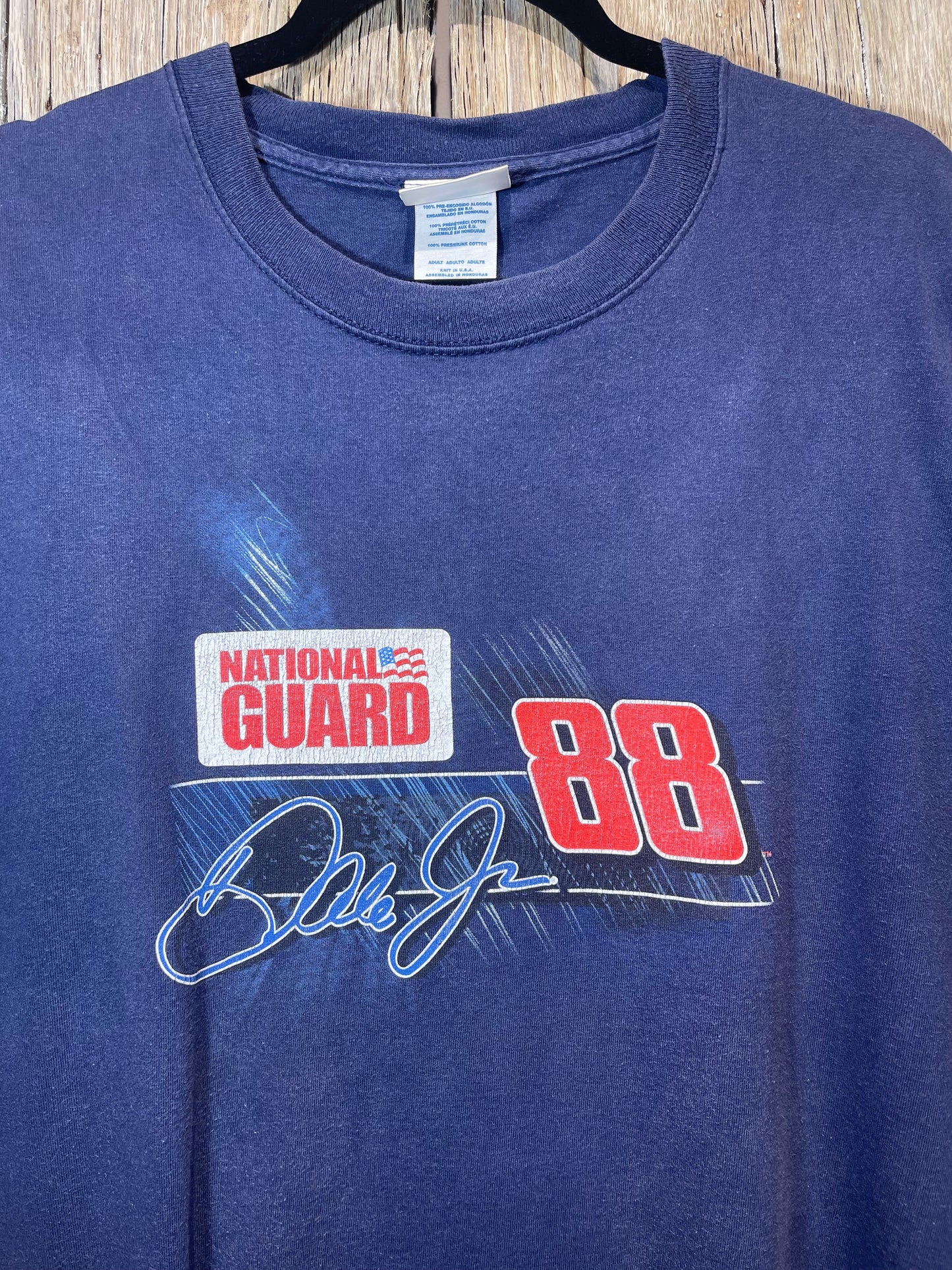 Vintage Blue National Guard Racing Graphic Tee