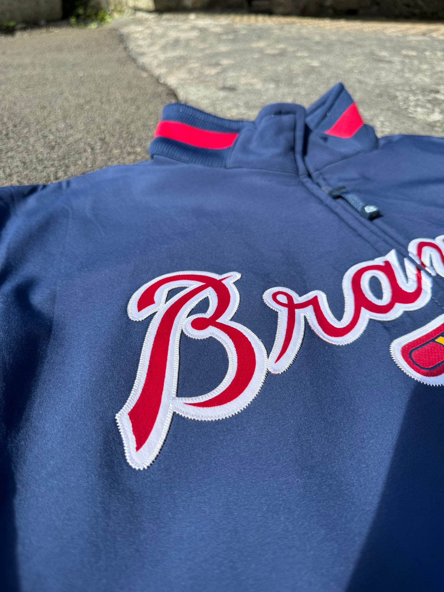 Atlanta Braves MLB Navy Softshell Fleece