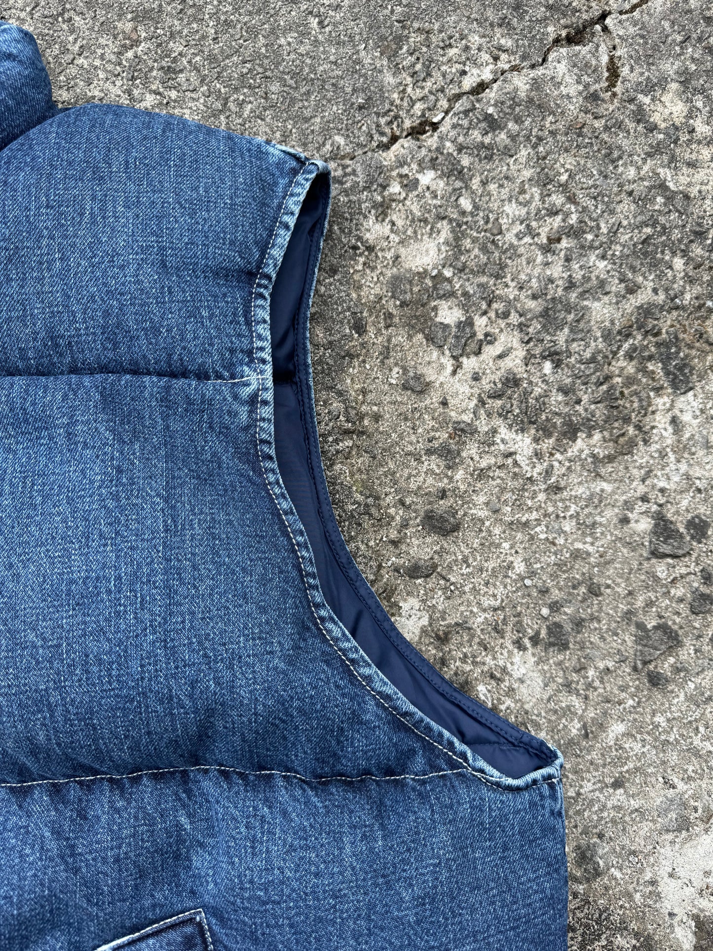 Nike x Supreme Denim Puffer Vest