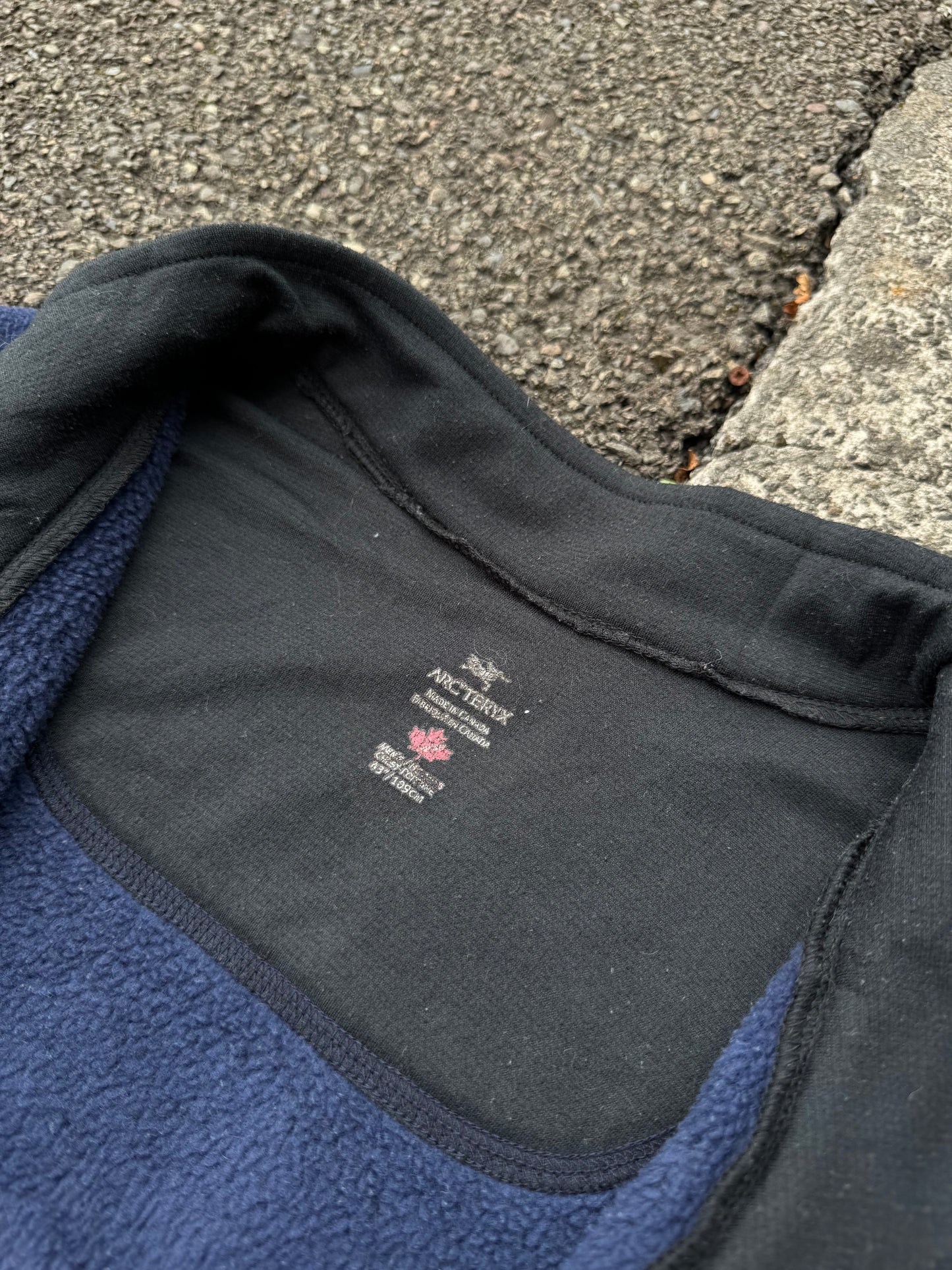 Arcteryx Blue Zip Fleece