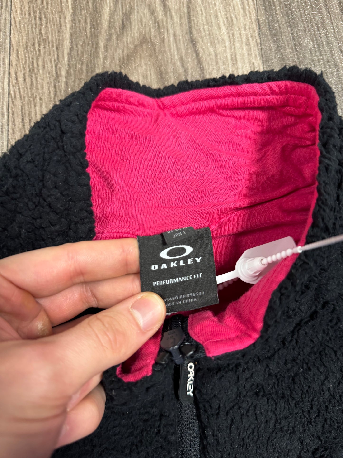 Oakley Black Sherpa Fleece Jacket