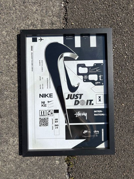 Nike x Stüssy A3 Framed Print