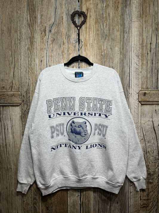 Vintage Grey Penn State Sweatshirt