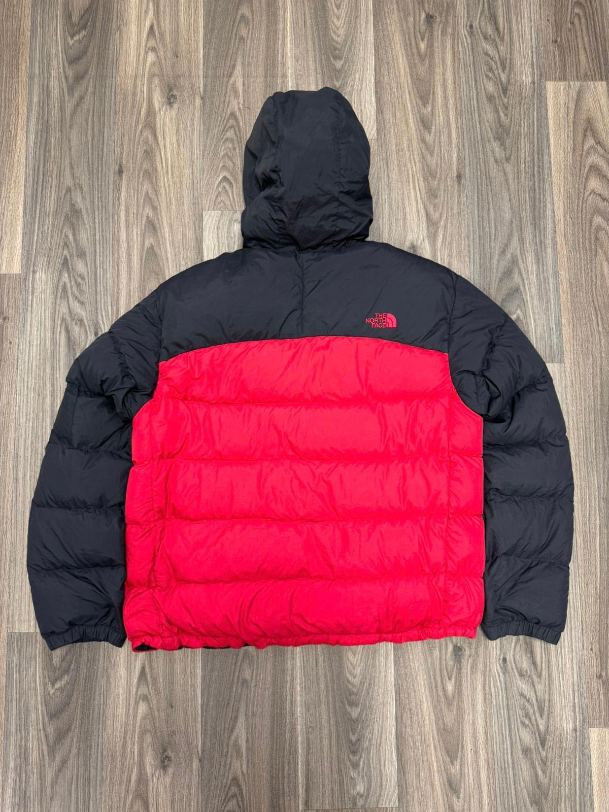 Red North Face Puffer Coat