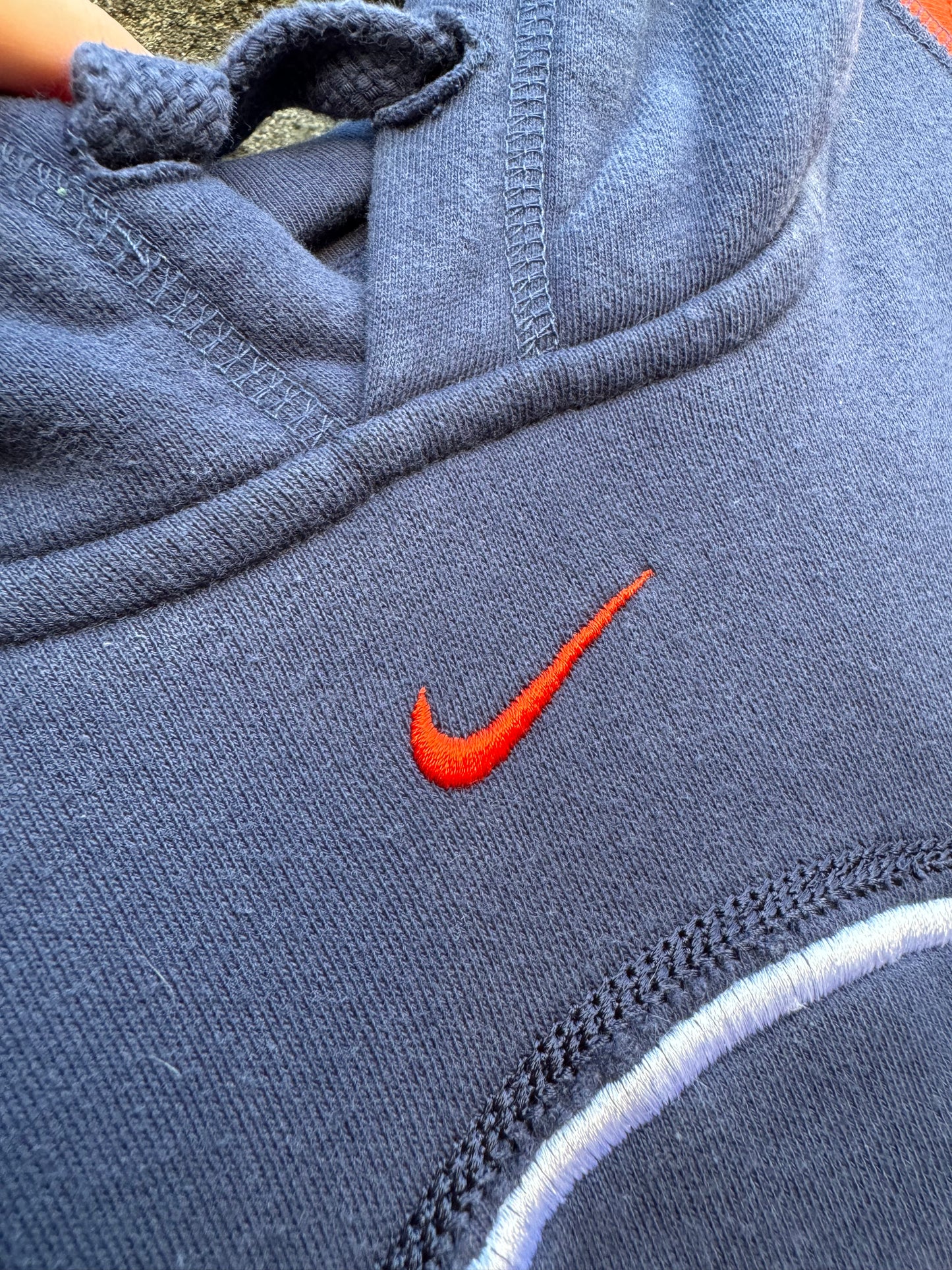 Nike Navy Illinois Embroidered Hoodie