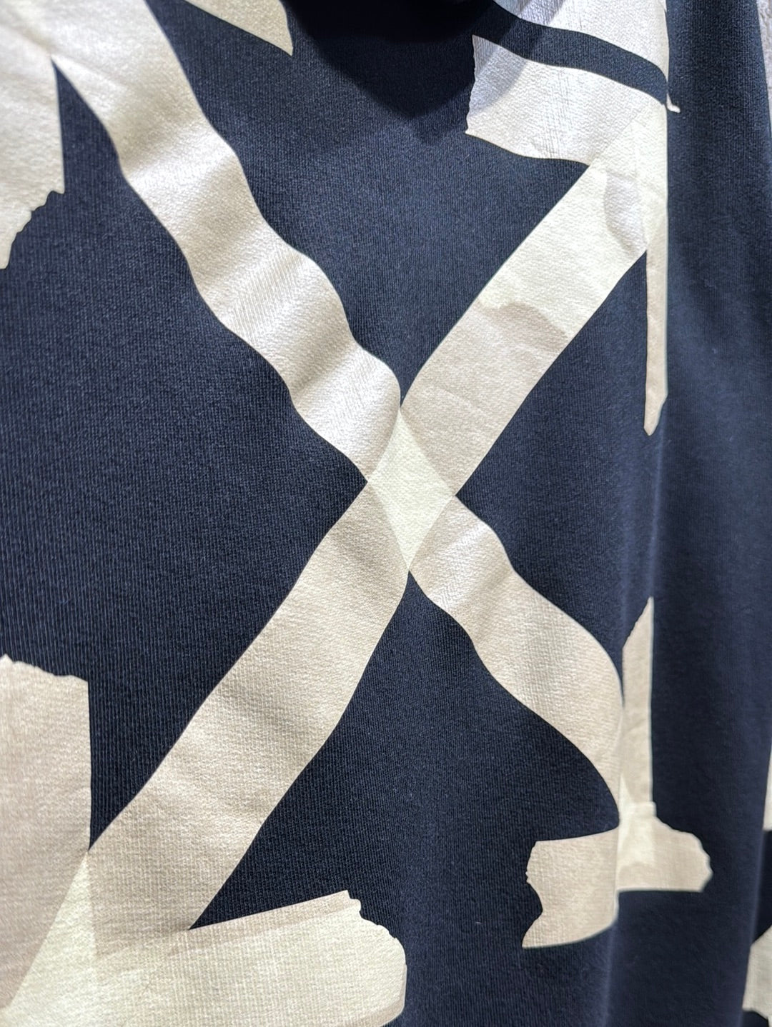 Black Off-White Diag Tape Hoodie