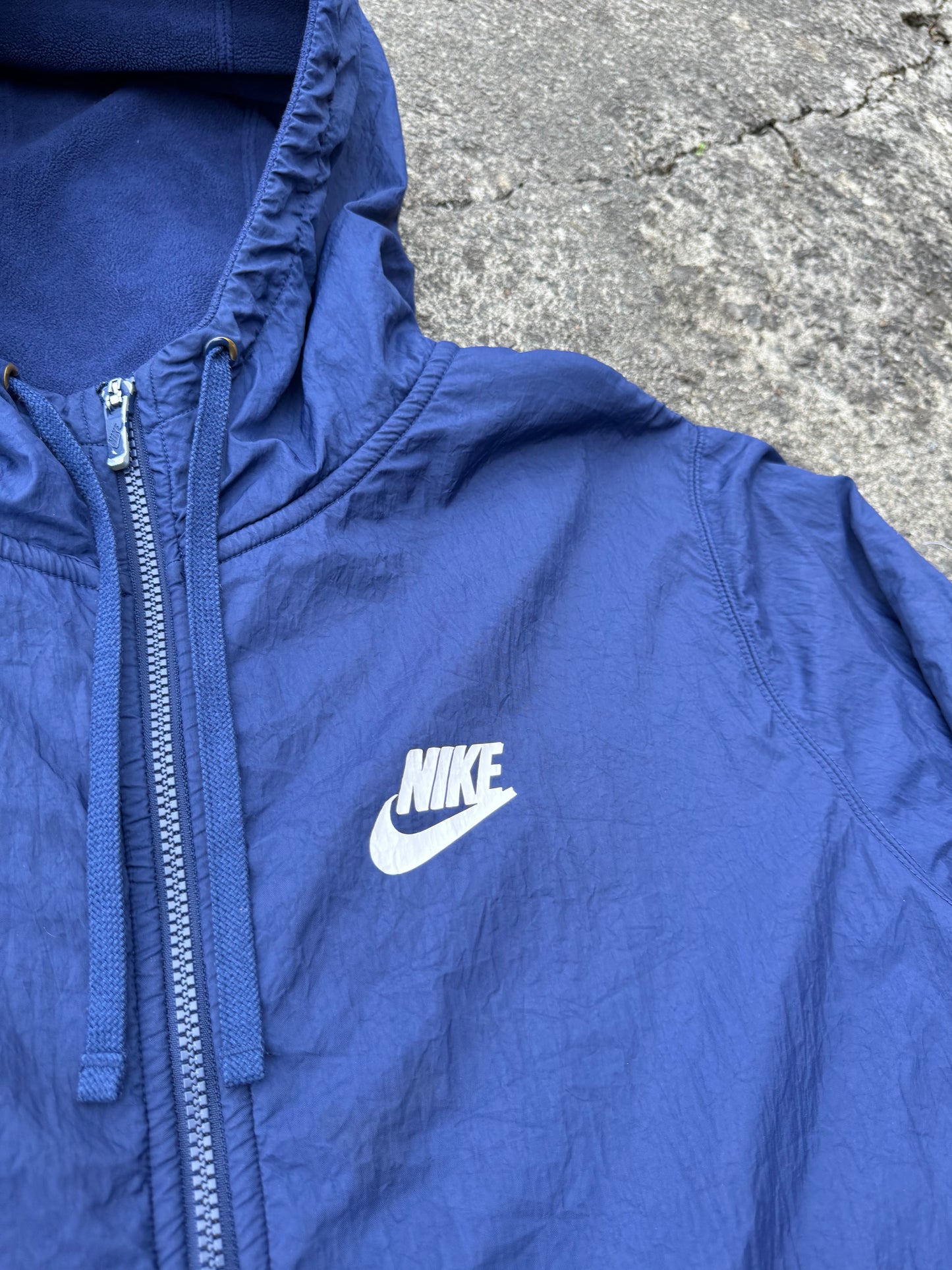Nike Blue Fleece Zip Hoodie