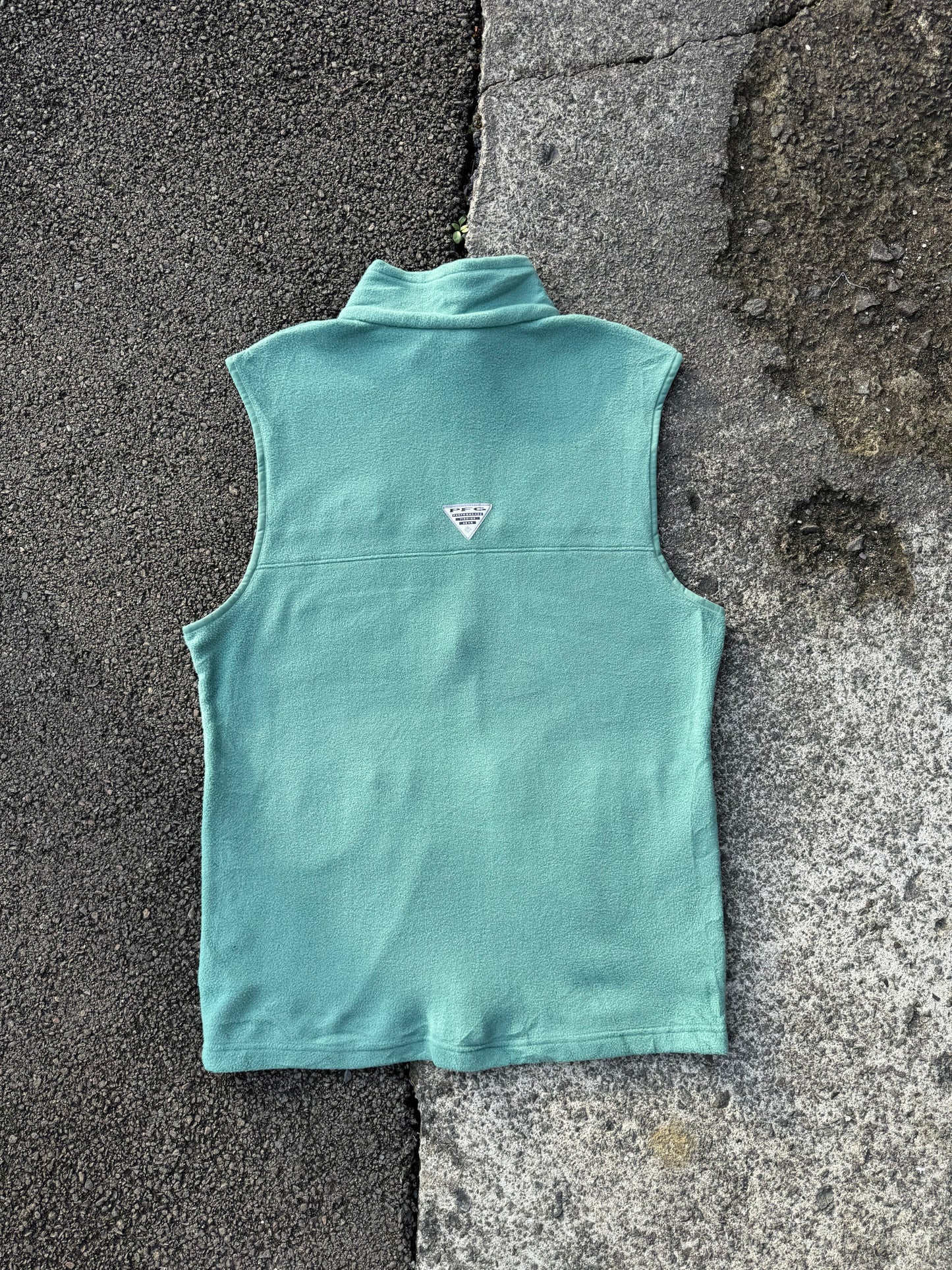 Columbia PFG Green Fleece Gillet