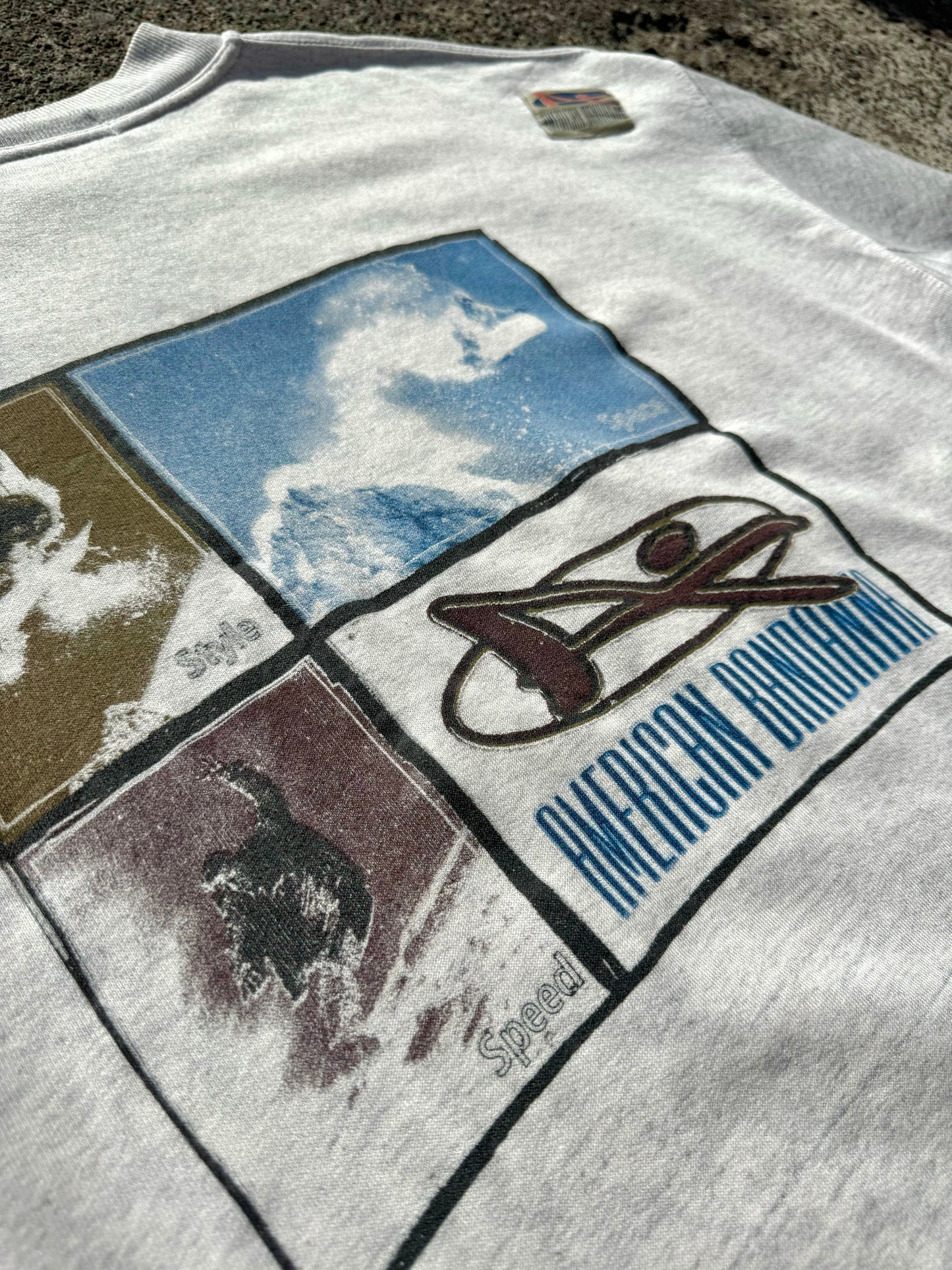 Vintage American Bandanna Snowboard Sweatshirt