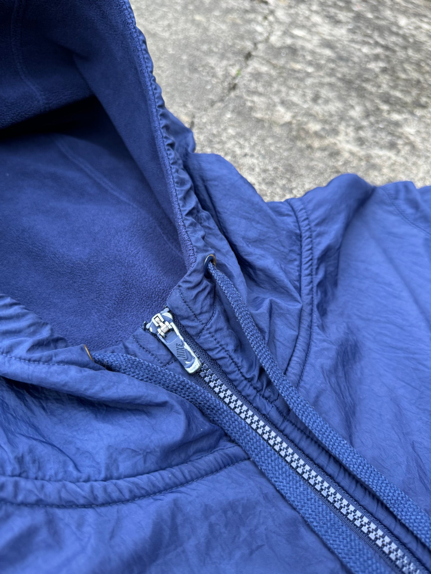 Nike Blue Fleece Zip Hoodie