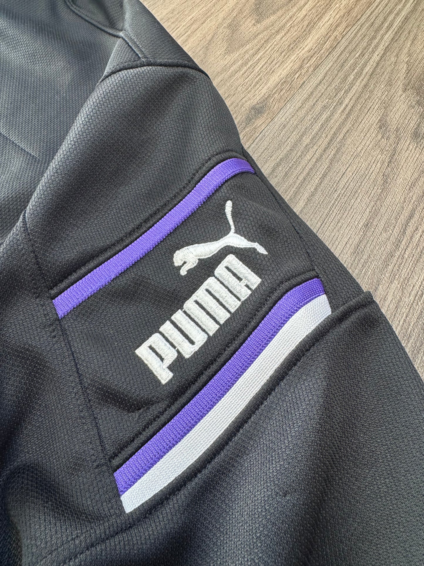 Puma Euro Sports Purple And Black Jacket
