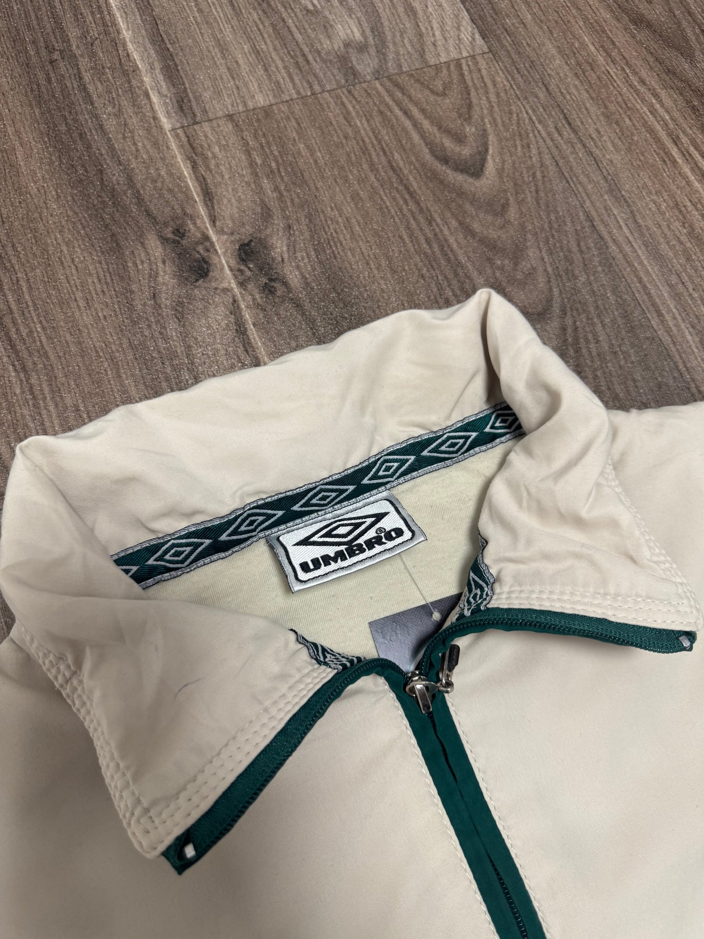 Beige Umbro Track Jacket