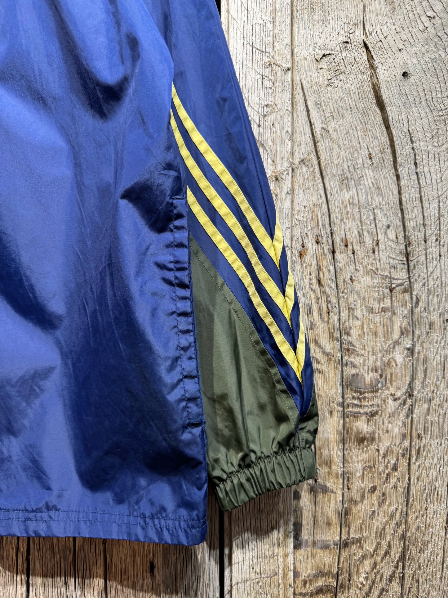 Vintage Adidas Navy Cream Stripe Jacket
