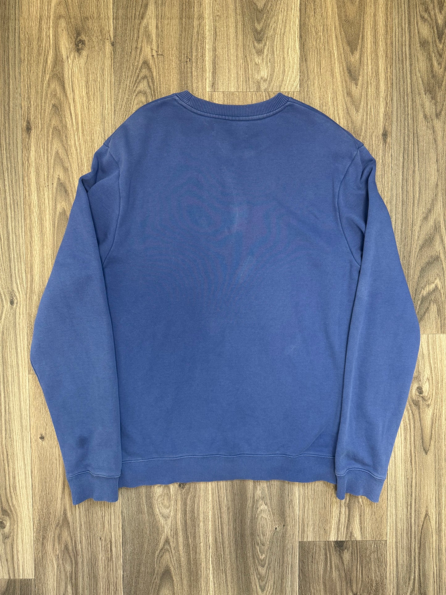 Fred Perry Blue Embroidered Sweatshirt