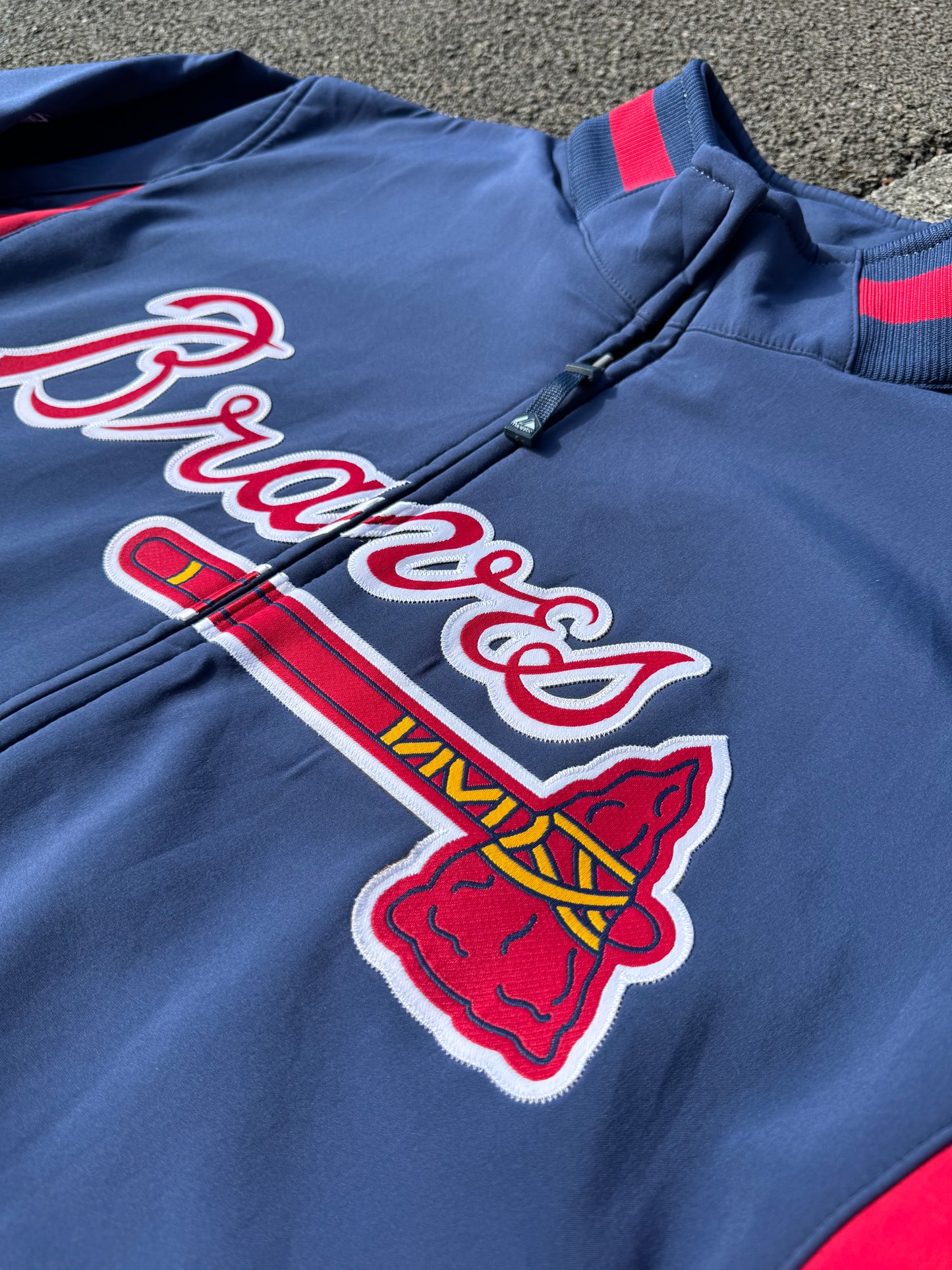 Atlanta Braves MLB Navy Softshell Fleece