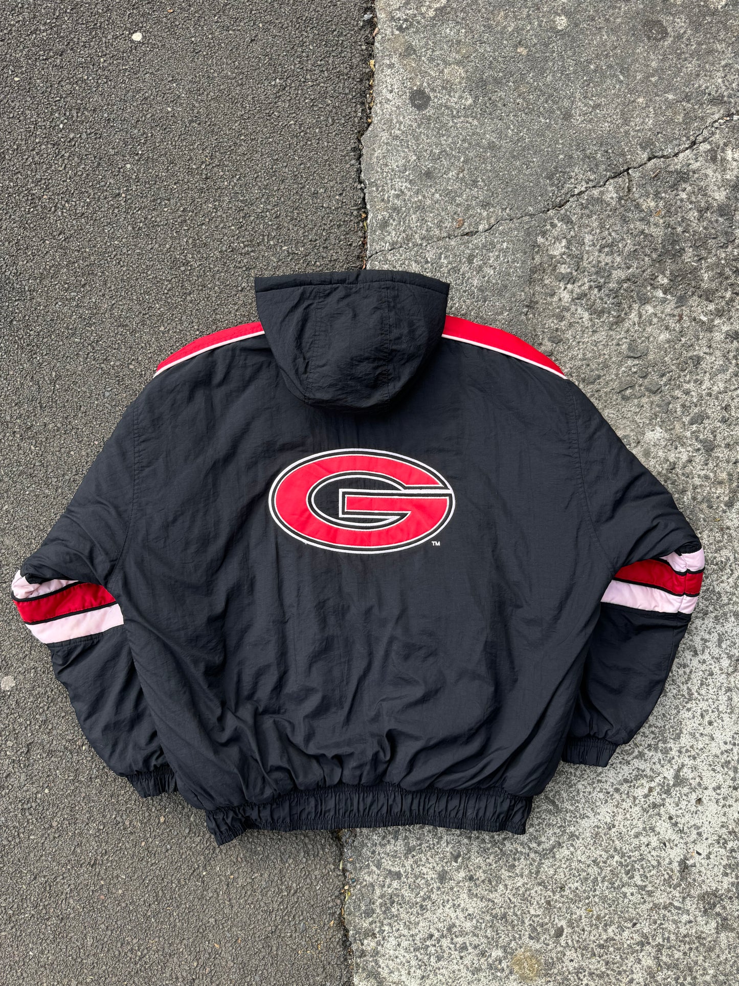 Vintage Georgia Bulldogs Starter Puffer Jacket