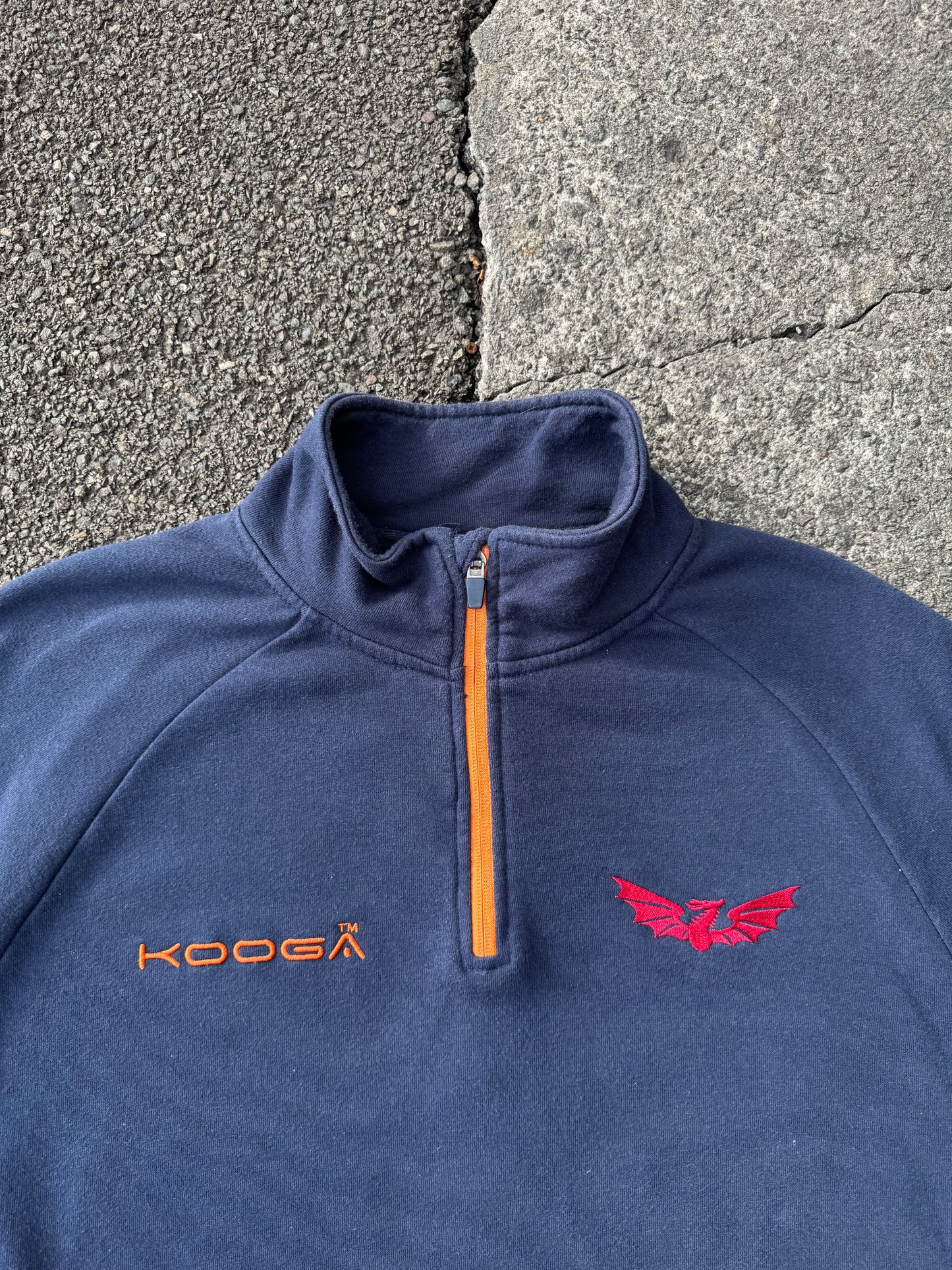 Scarlets Navy 1/4 Zip Jumper