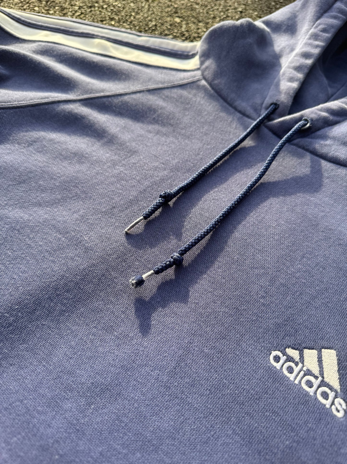 Vintage Adidas 3 Stripe Hoodie