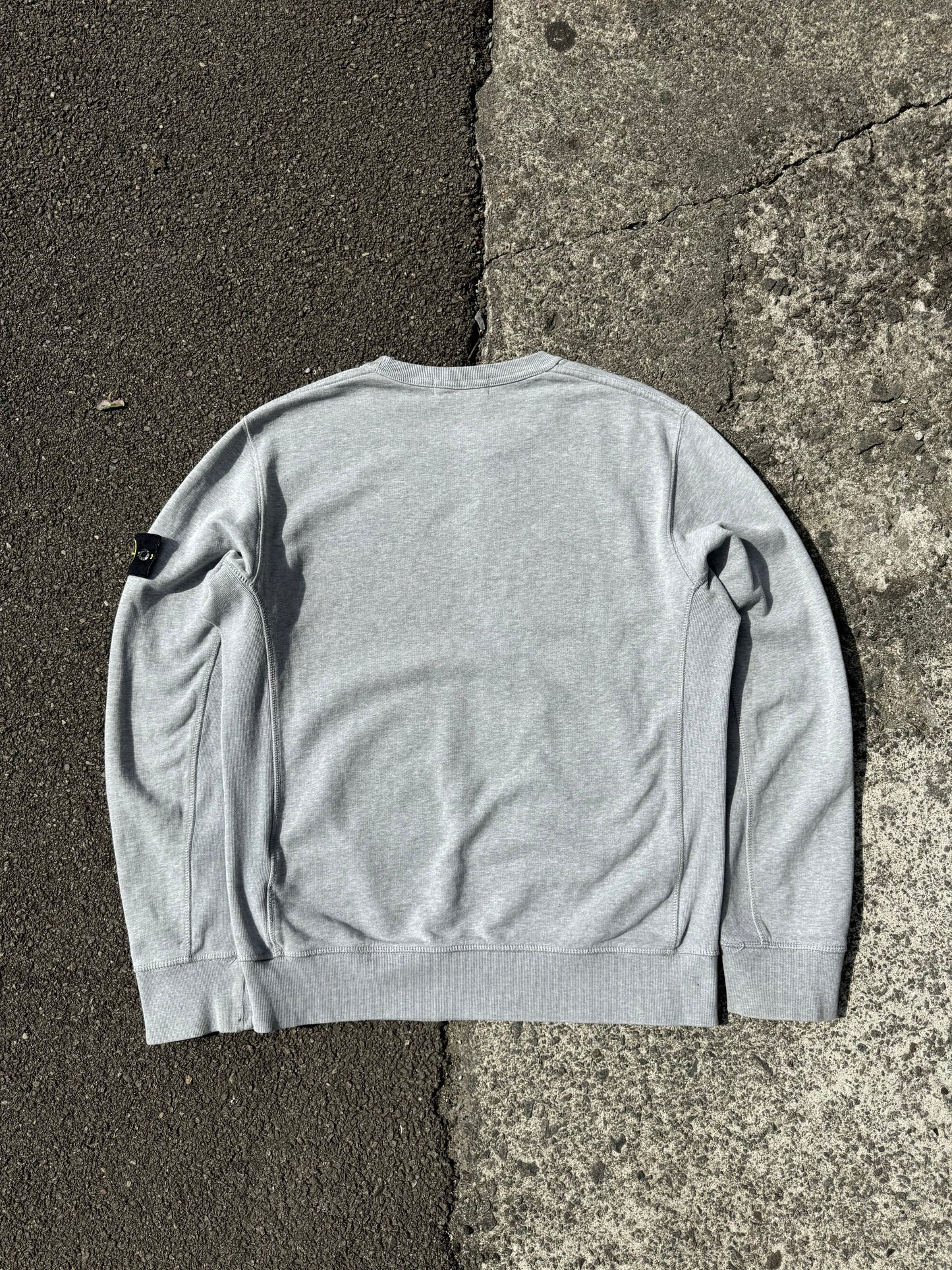 Stone Island Grey Badge Sweatshirt