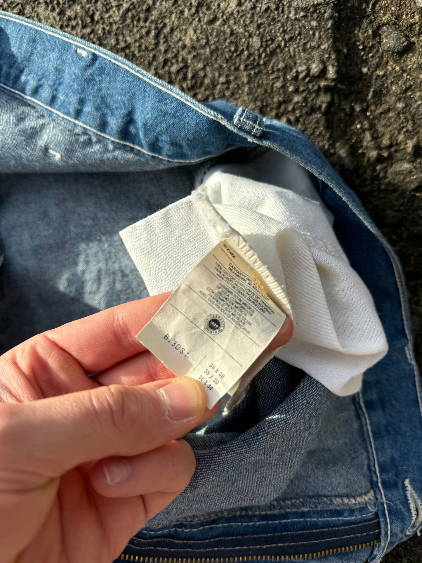 Carhartt Blue Carpenter Jeans