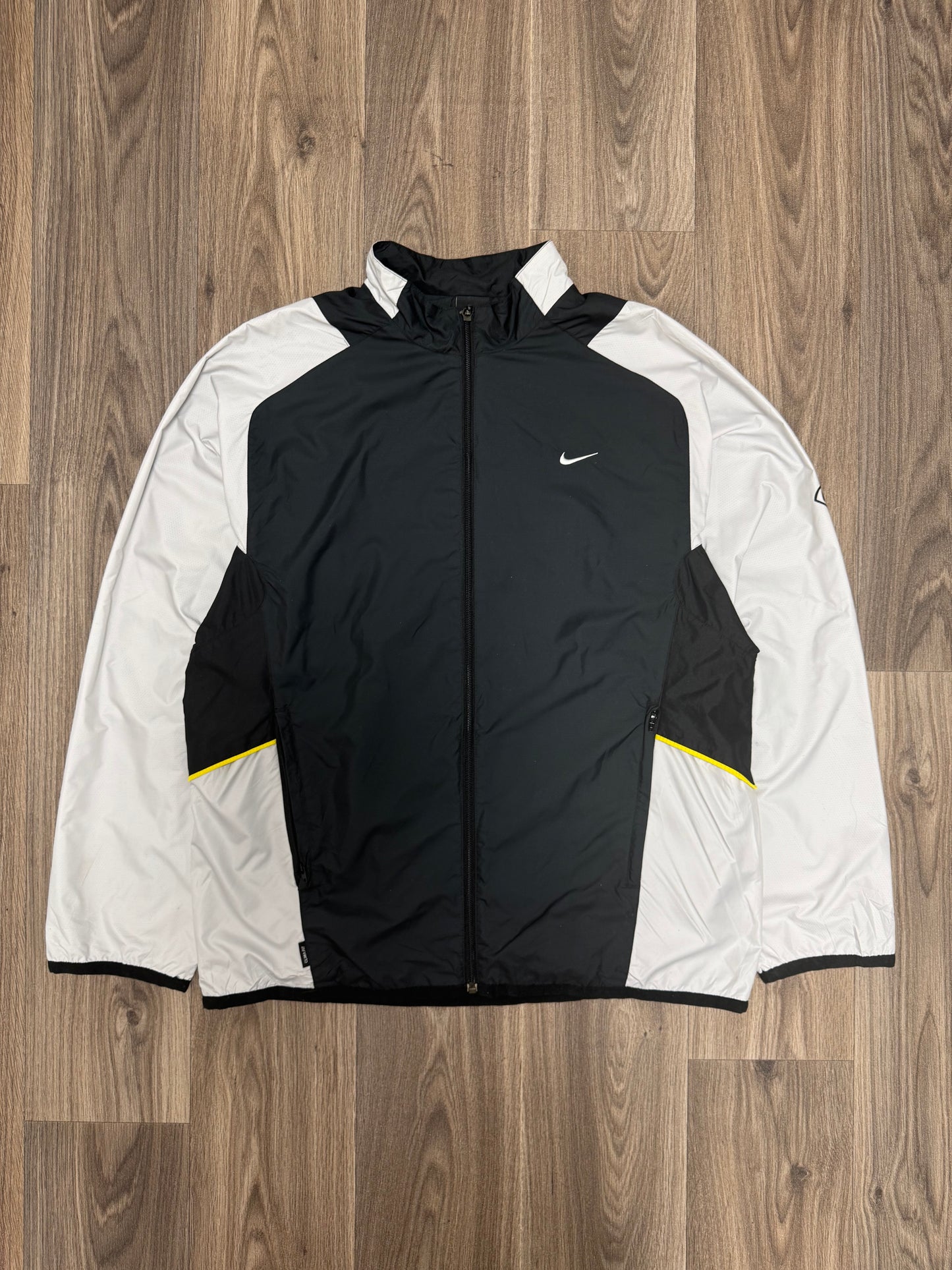 Black And Yellow White Nike Jacket