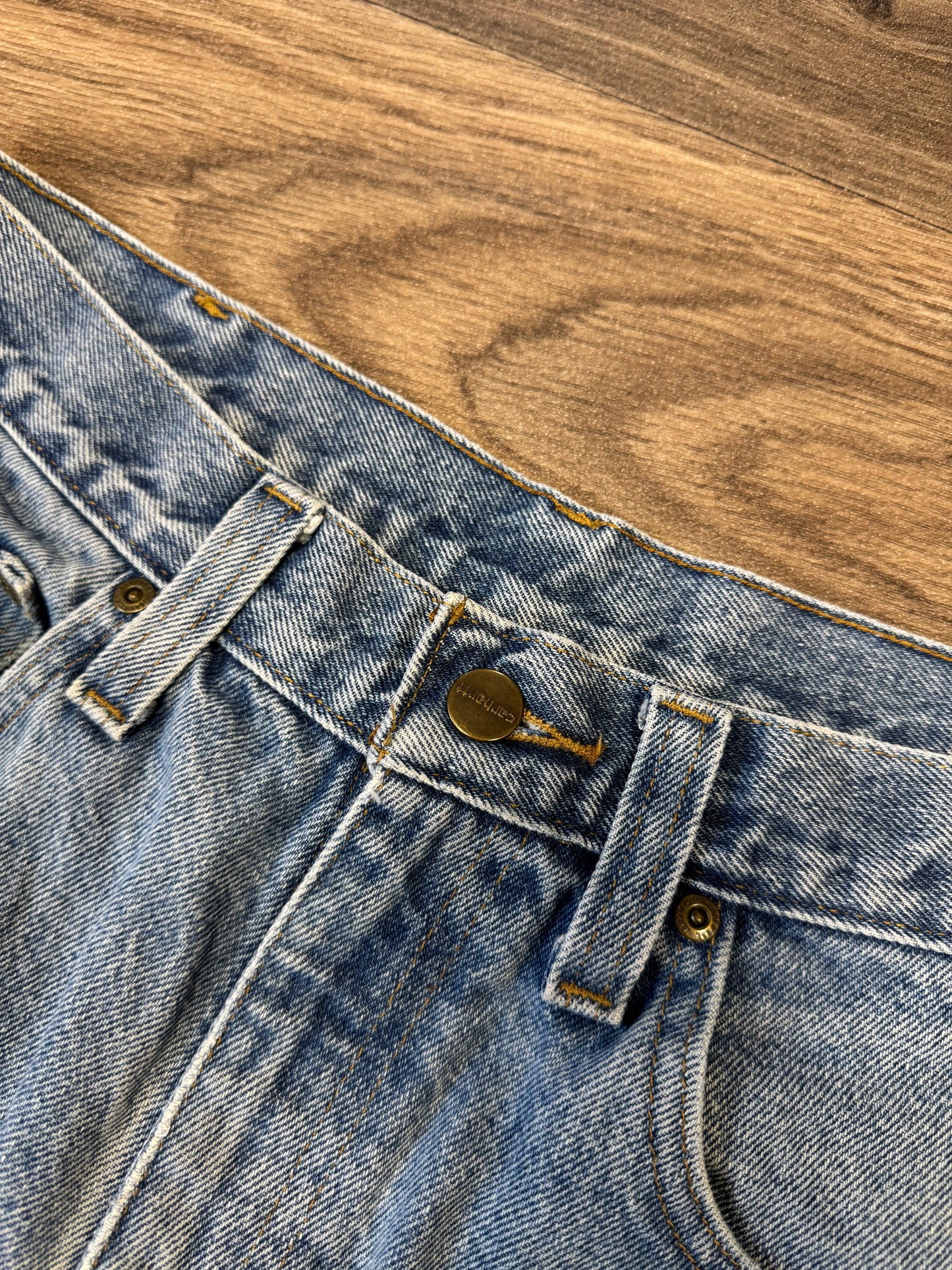 Carhartt Blue Denim Knee Patch Jeans