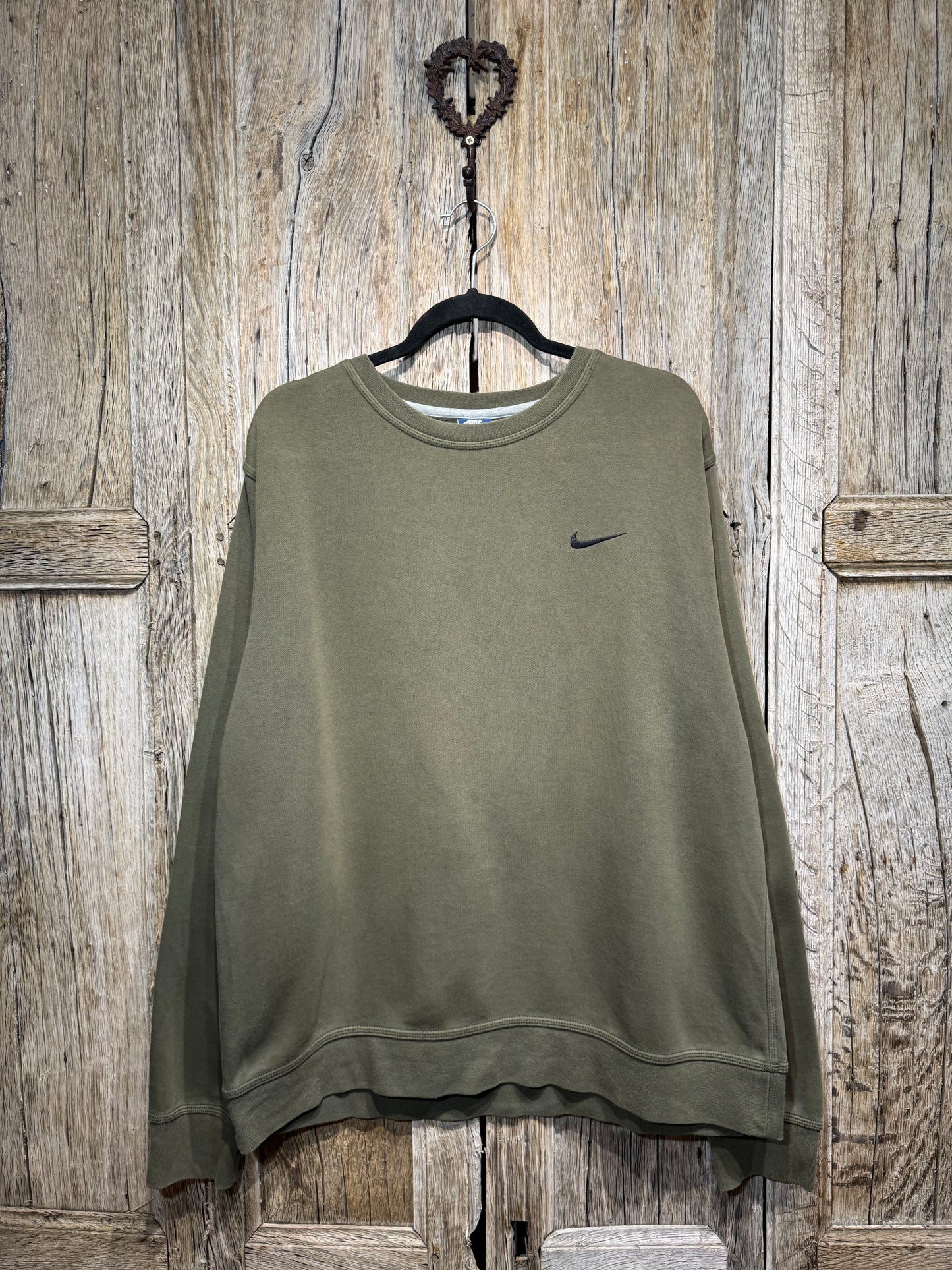 Vintage Khaki Nike Sweatshirt