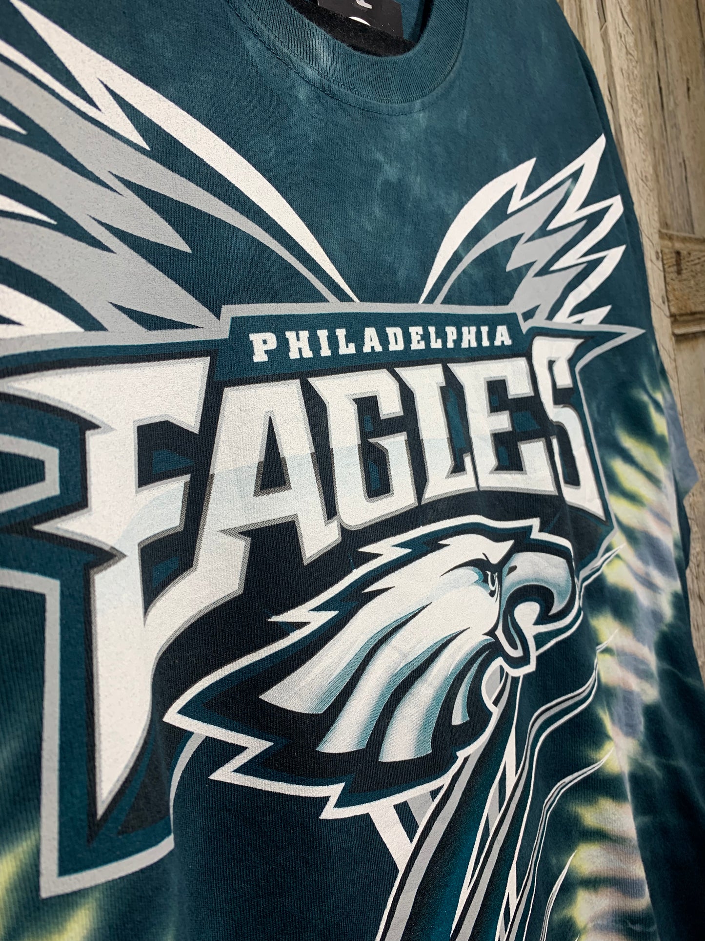 Philadelphia Eagles Green Tie-dye Tee