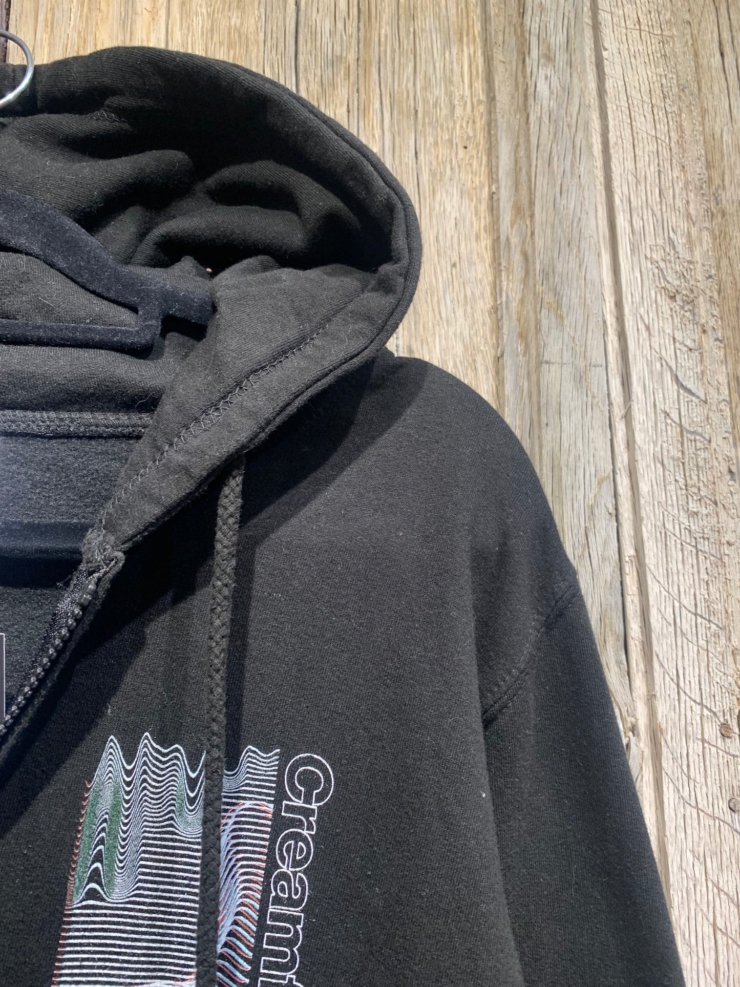 Black Creamfields Zip Up Hoodie