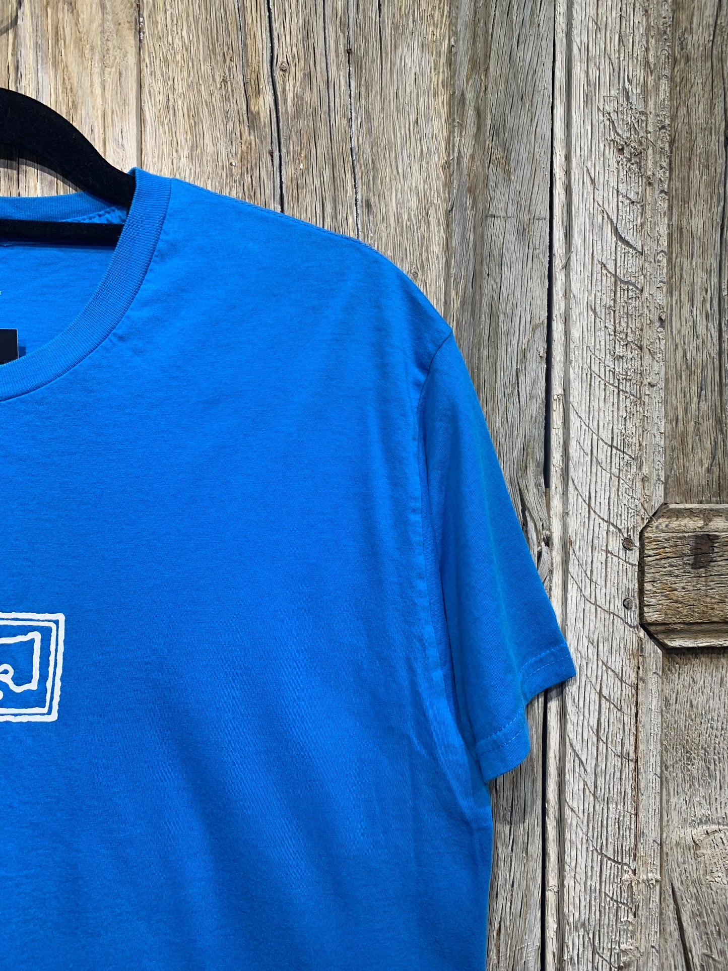 Blue OBEY Graphic Logo Tee