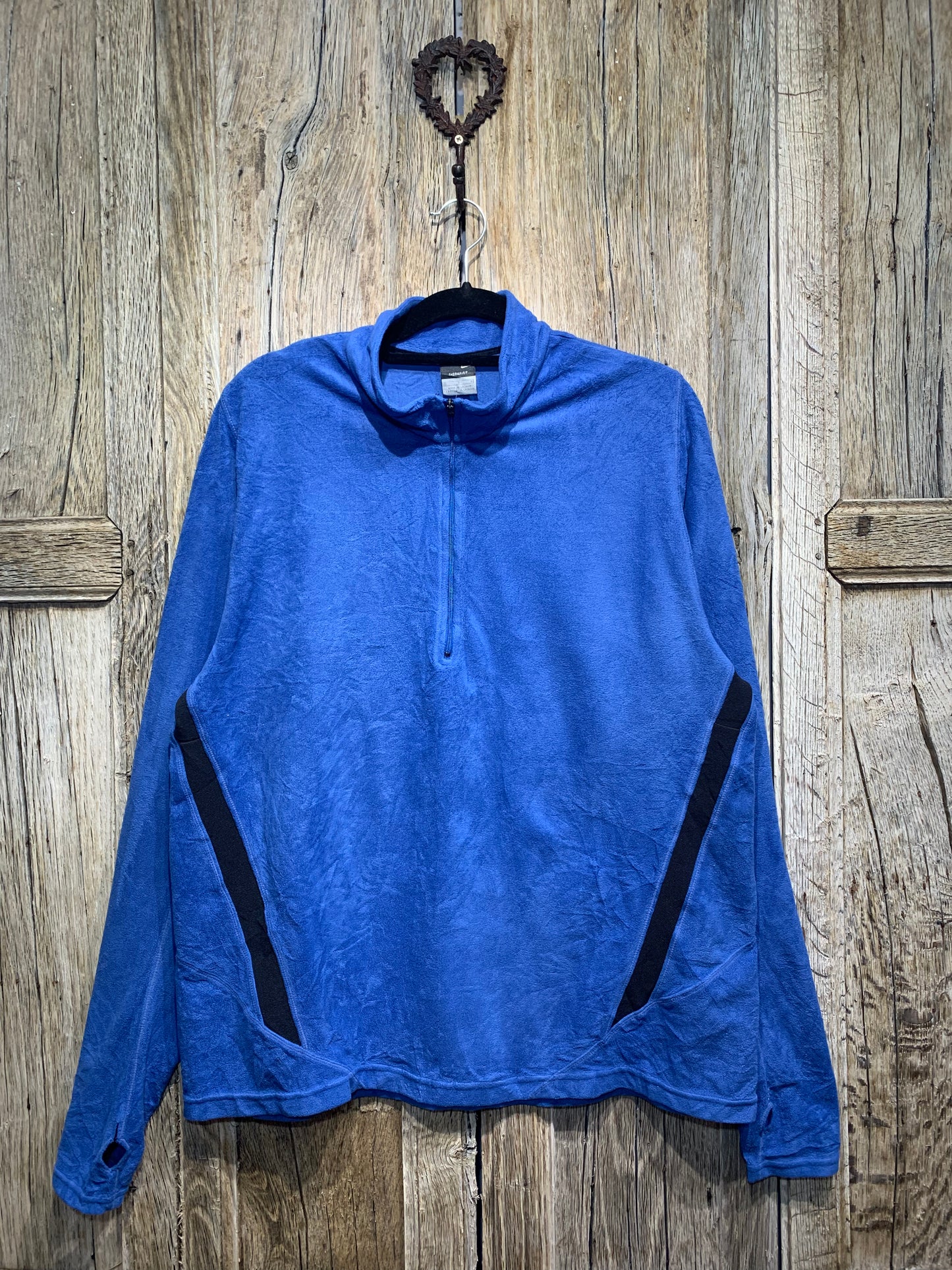 Vintage Nike Blue 1/4 Zip Fleece