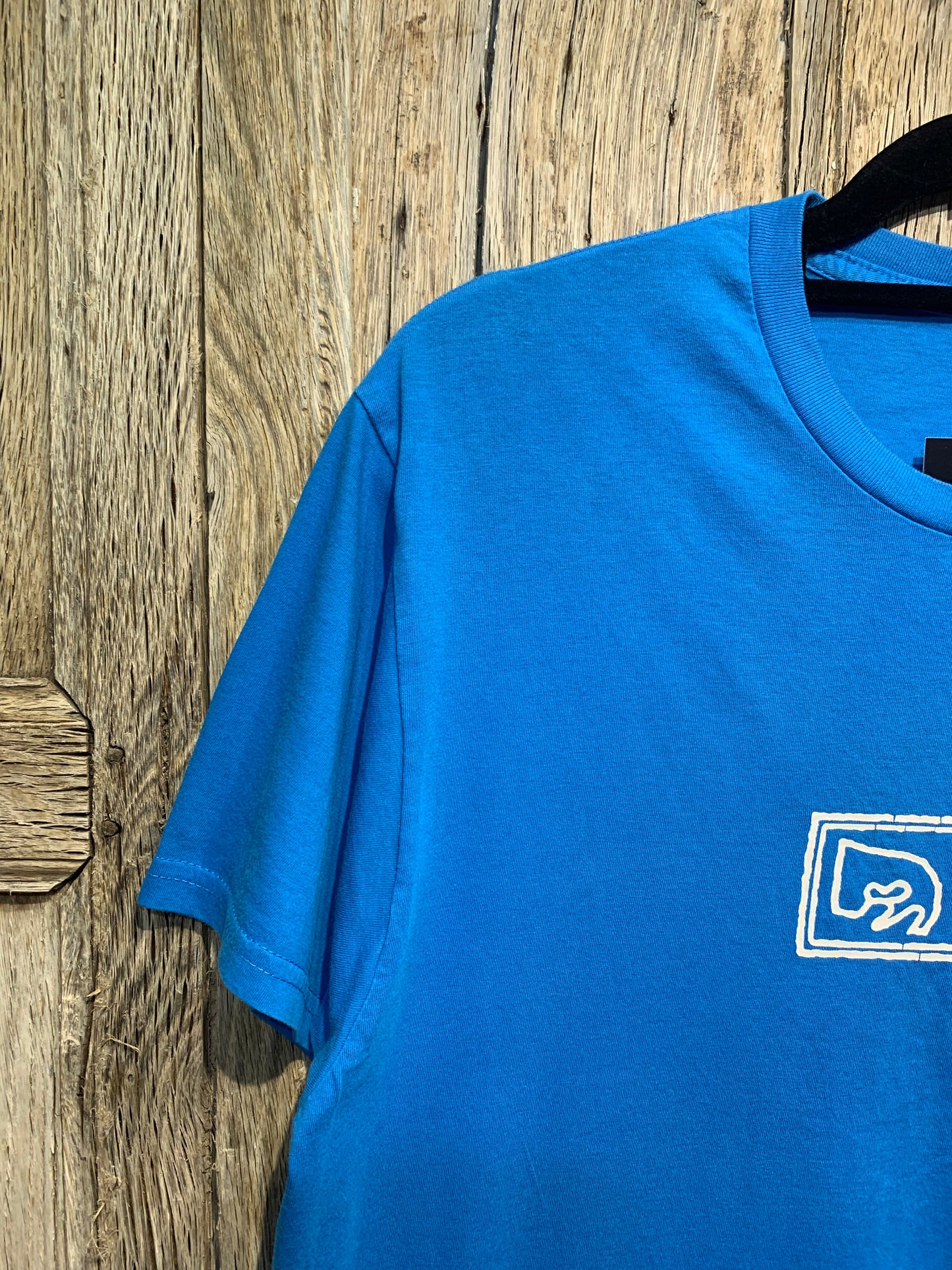 Blue OBEY Graphic Logo Tee