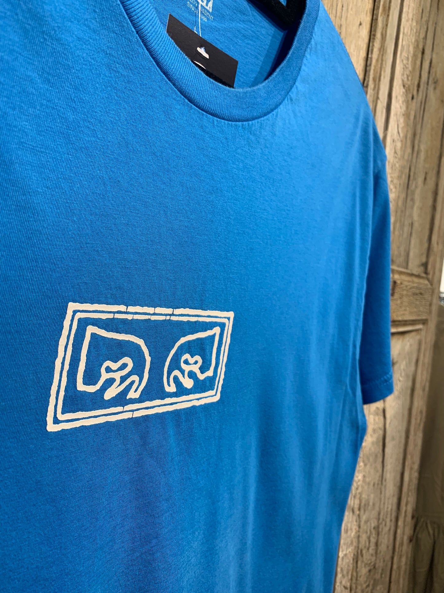 Blue OBEY Graphic Logo Tee