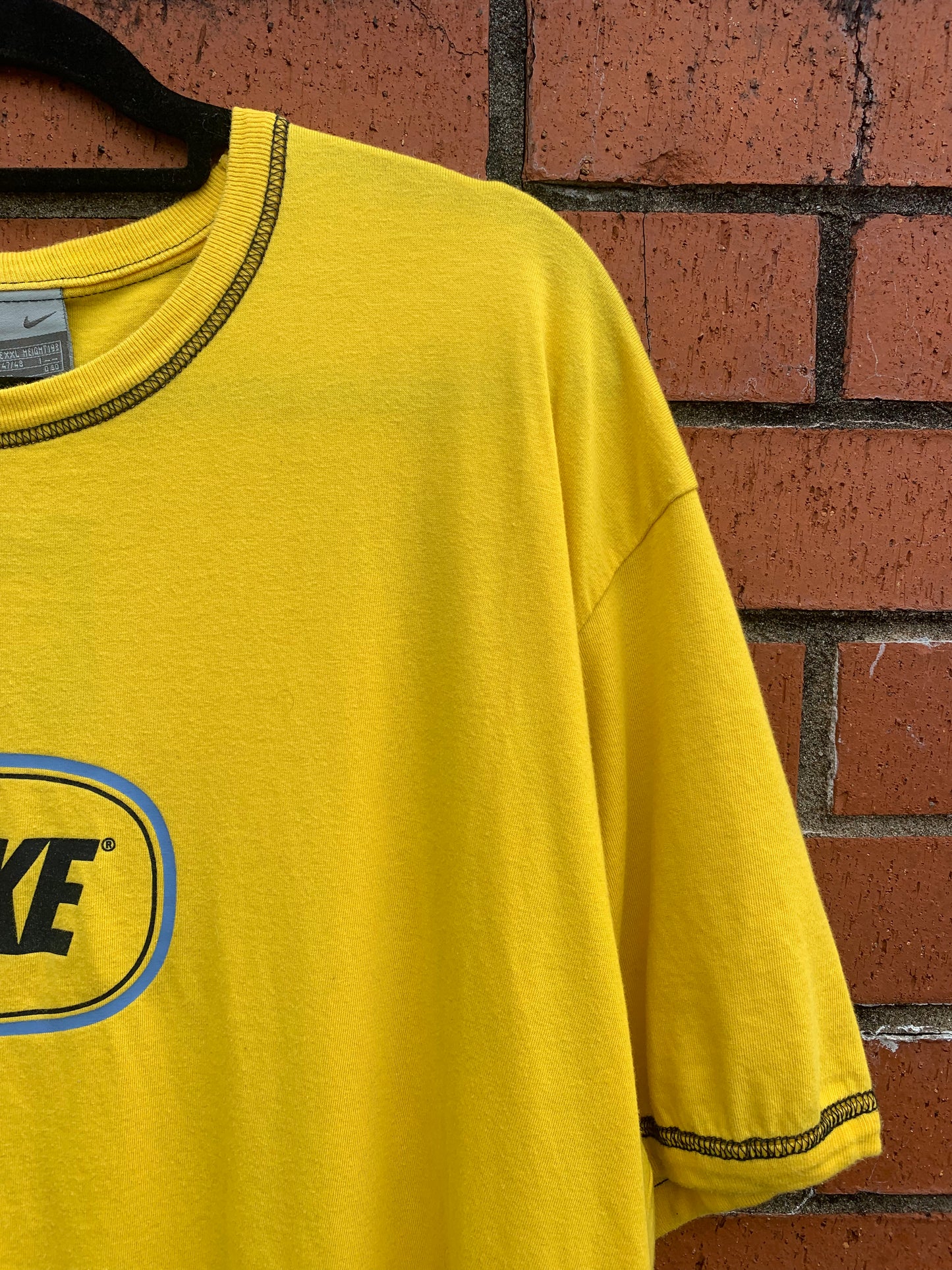 Vintage Nike Yellow Circle Logo Tee