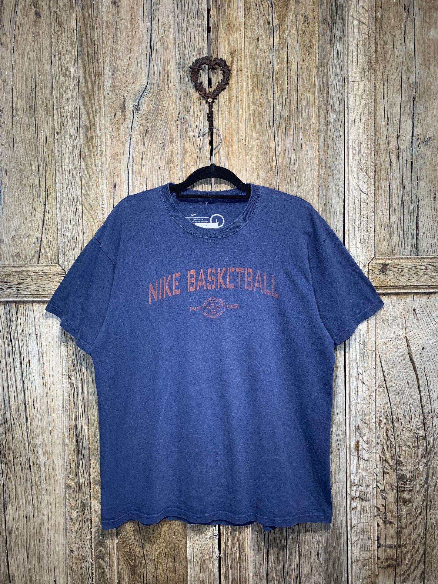 Vintage Blue Nike Basketball Tee