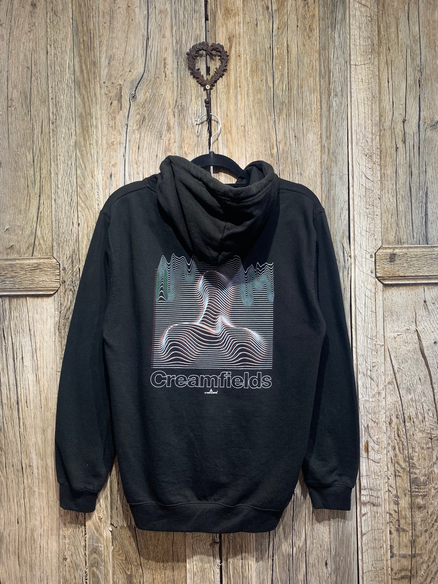 Black Creamfields Zip Up Hoodie
