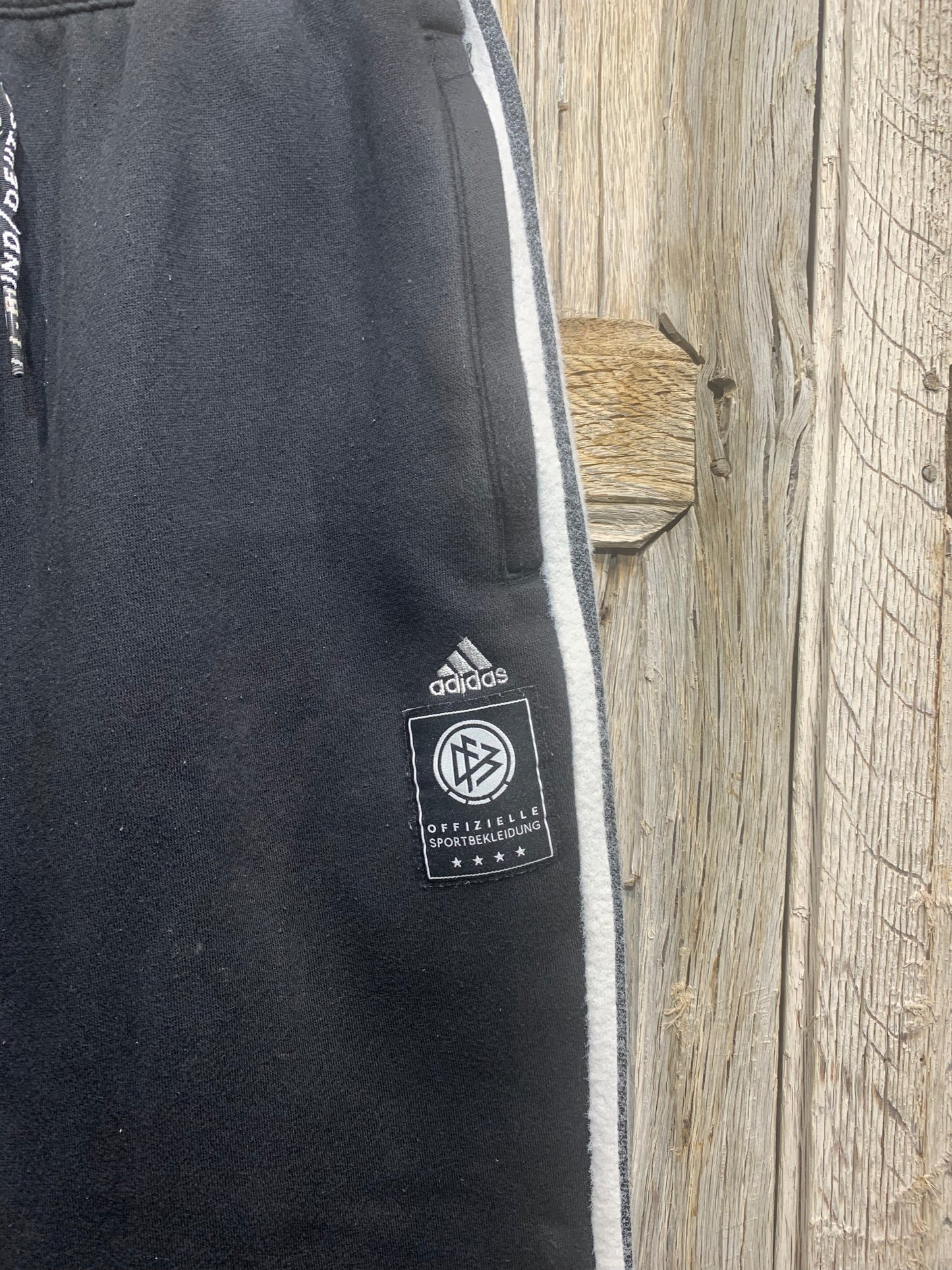 Adidas Black 3 Stripe Spezial Joggers