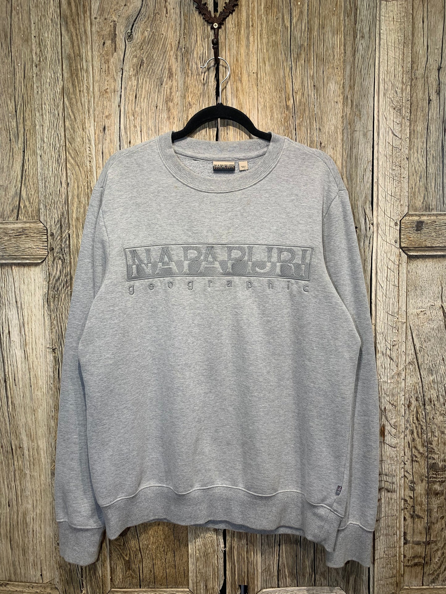 Grey Napariji Embroidered Sweatshirt